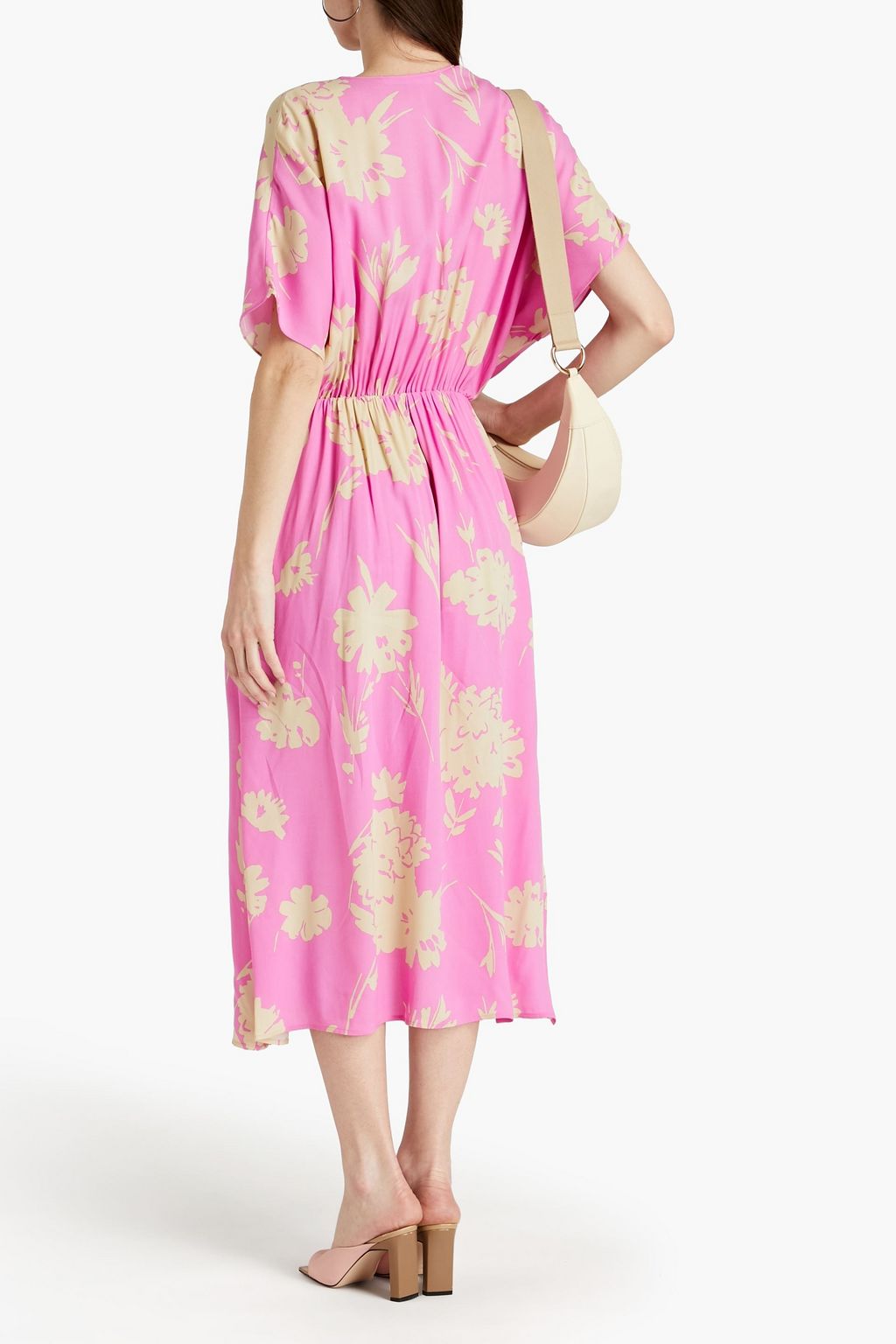 SAMSØE Φ SAMSØE Andina floral-print crepe de chine midi dress