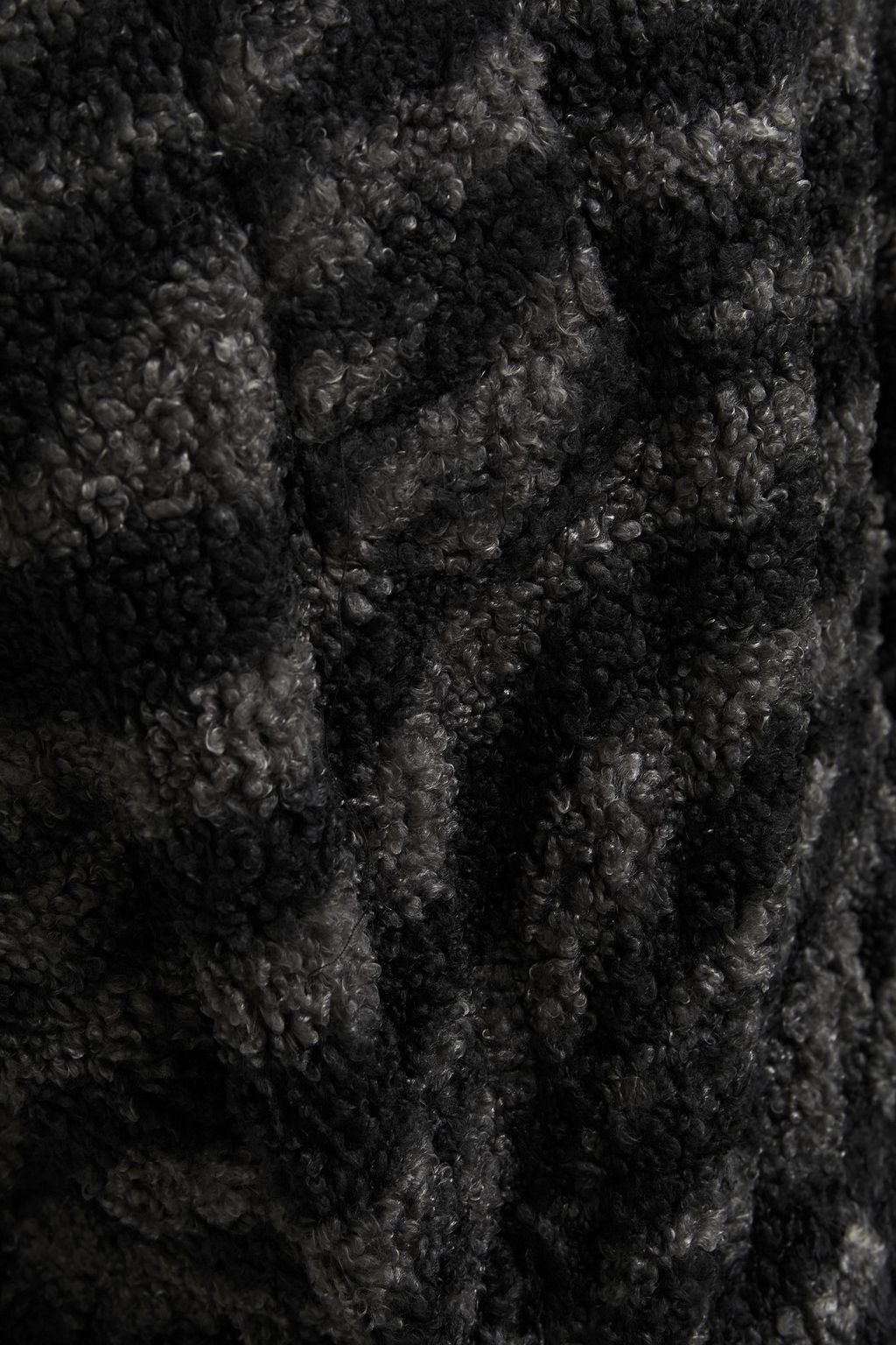 VARLEY Whitfield zebra-print fleece hoodie