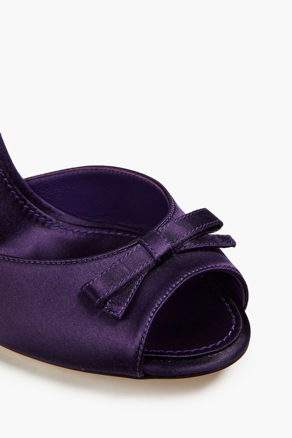 DOLCE & GABBANA Embellished satin sandals