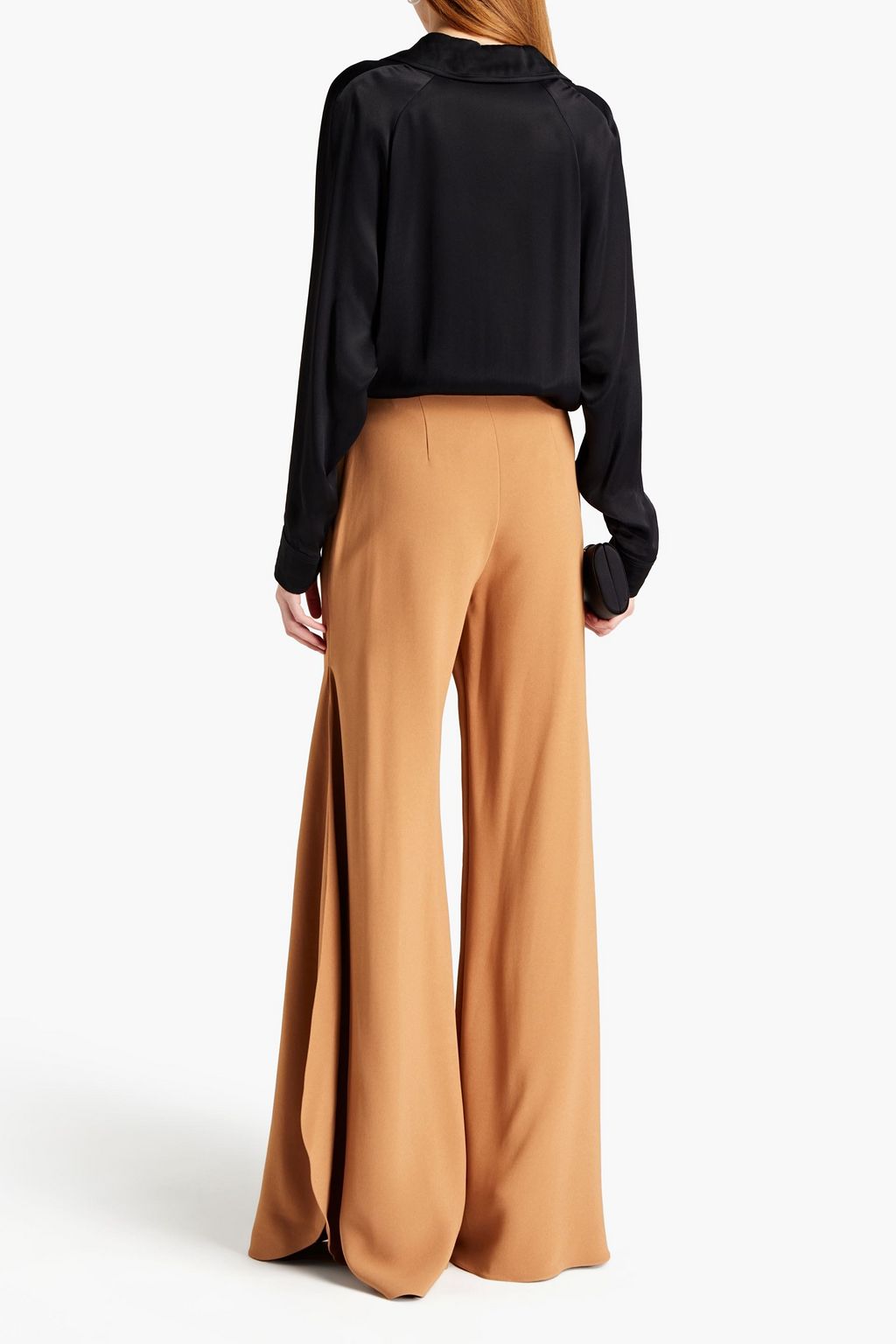 ELIE SAAB Crepe wide-leg pants