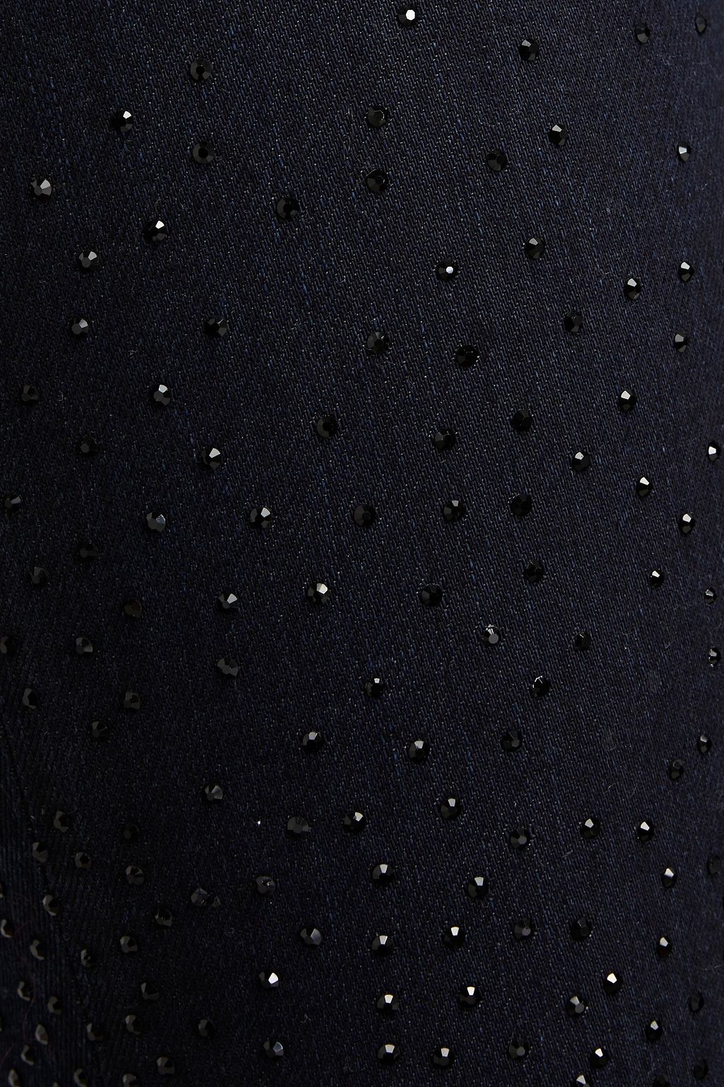 ROBERTO CAVALLI Crystal-embellished mid-rise bootcut jeans