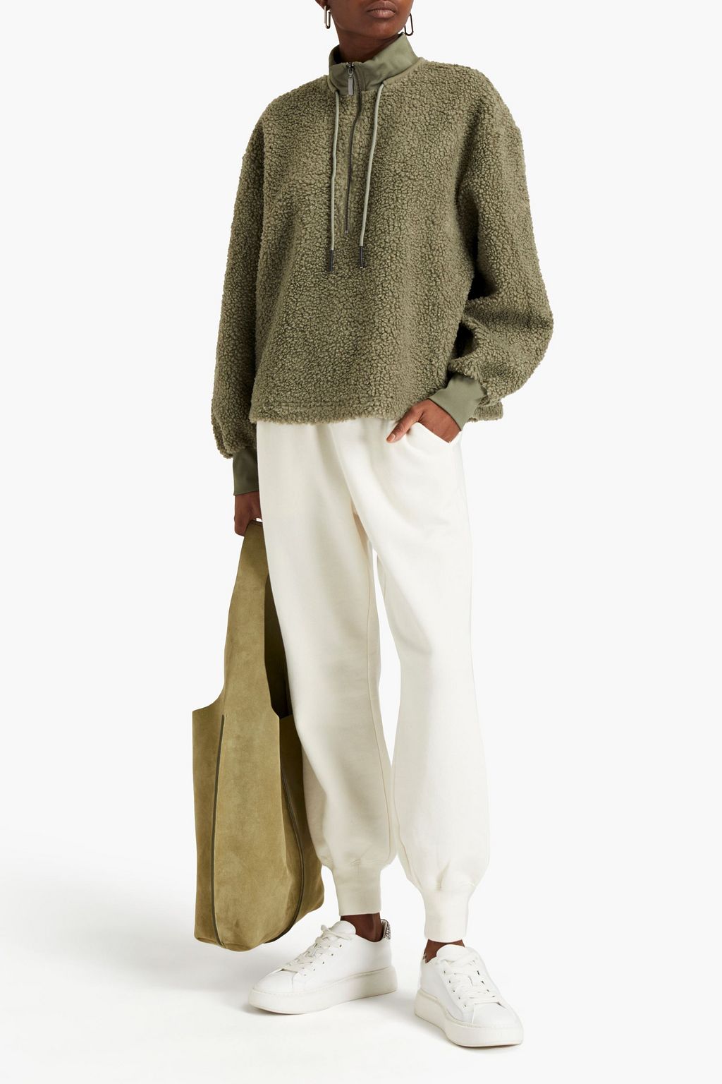 VARLEY Berea fleece sweatshirt