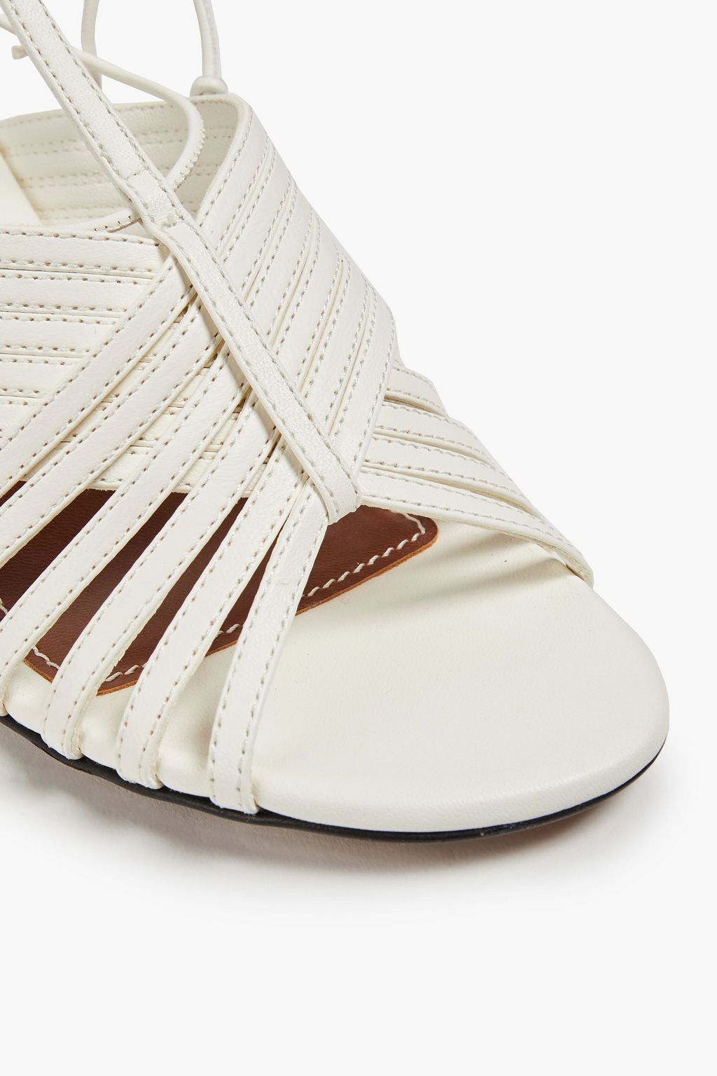 ZIMMERMANN Lace-up leather sandals