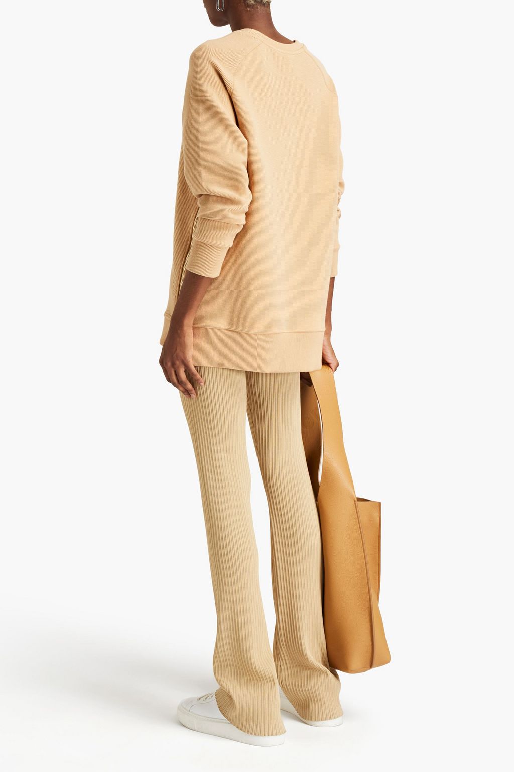 VARLEY Manning ribbed-jersey sweatshirt
