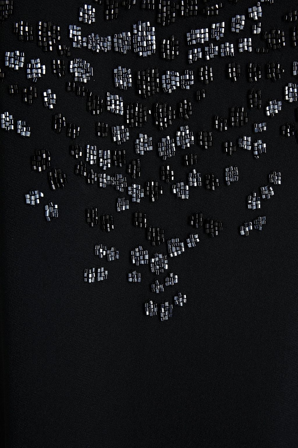 ROBERTO CAVALLI Bead-embellished crepe dress