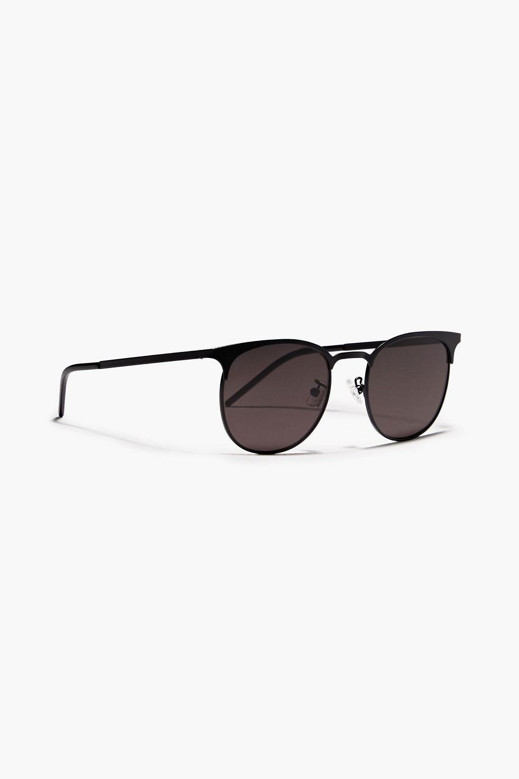 SAINT LAURENT D-frame gunmetal-tone sunglasses