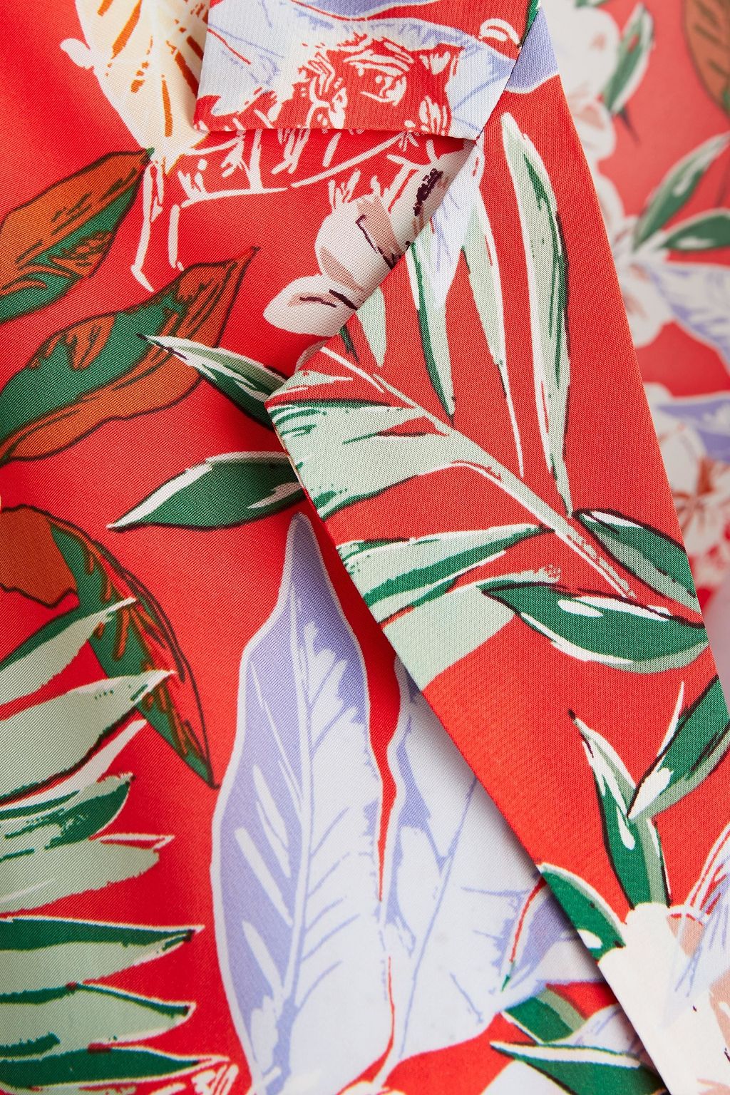 MAJE Floral-print woven shirt
