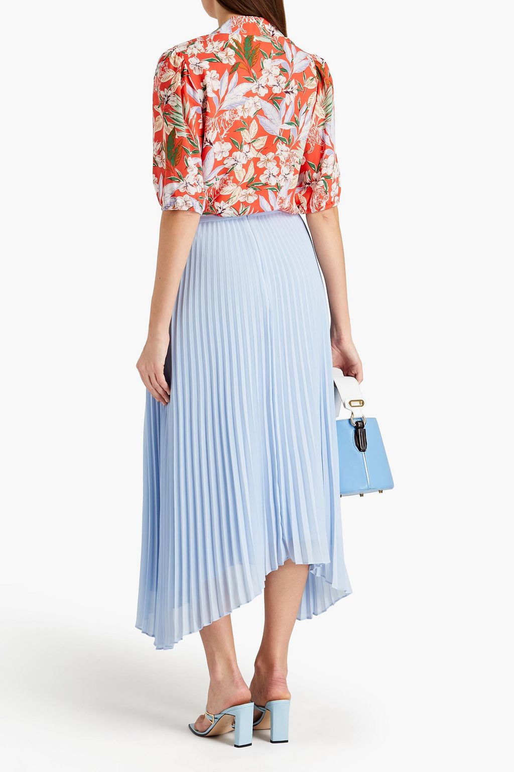 MAJE Floral-print woven shirt