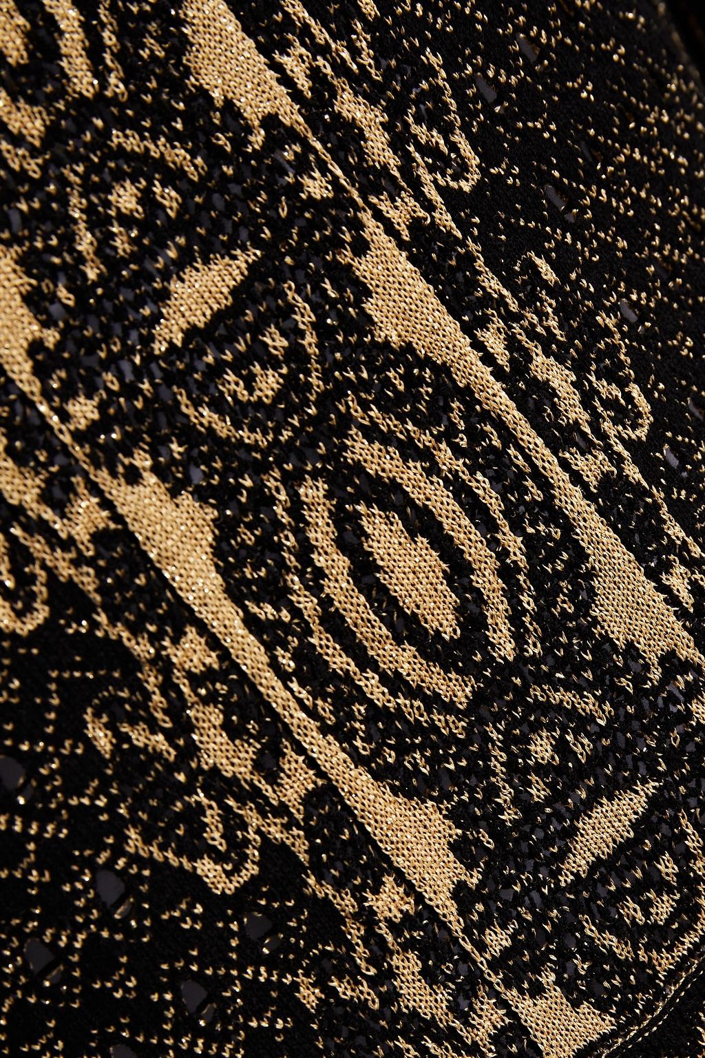 ROBERTO CAVALLI Metallic jacquard-knit dress