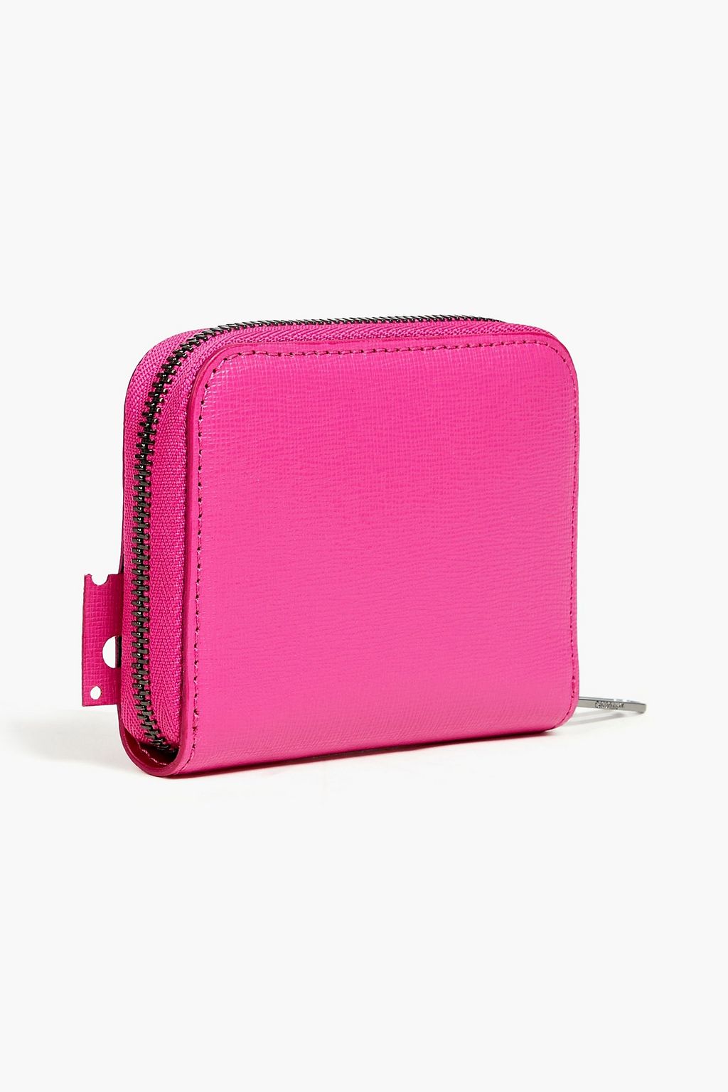 OFF-WHITE™ Logo-print textured-leather wallet