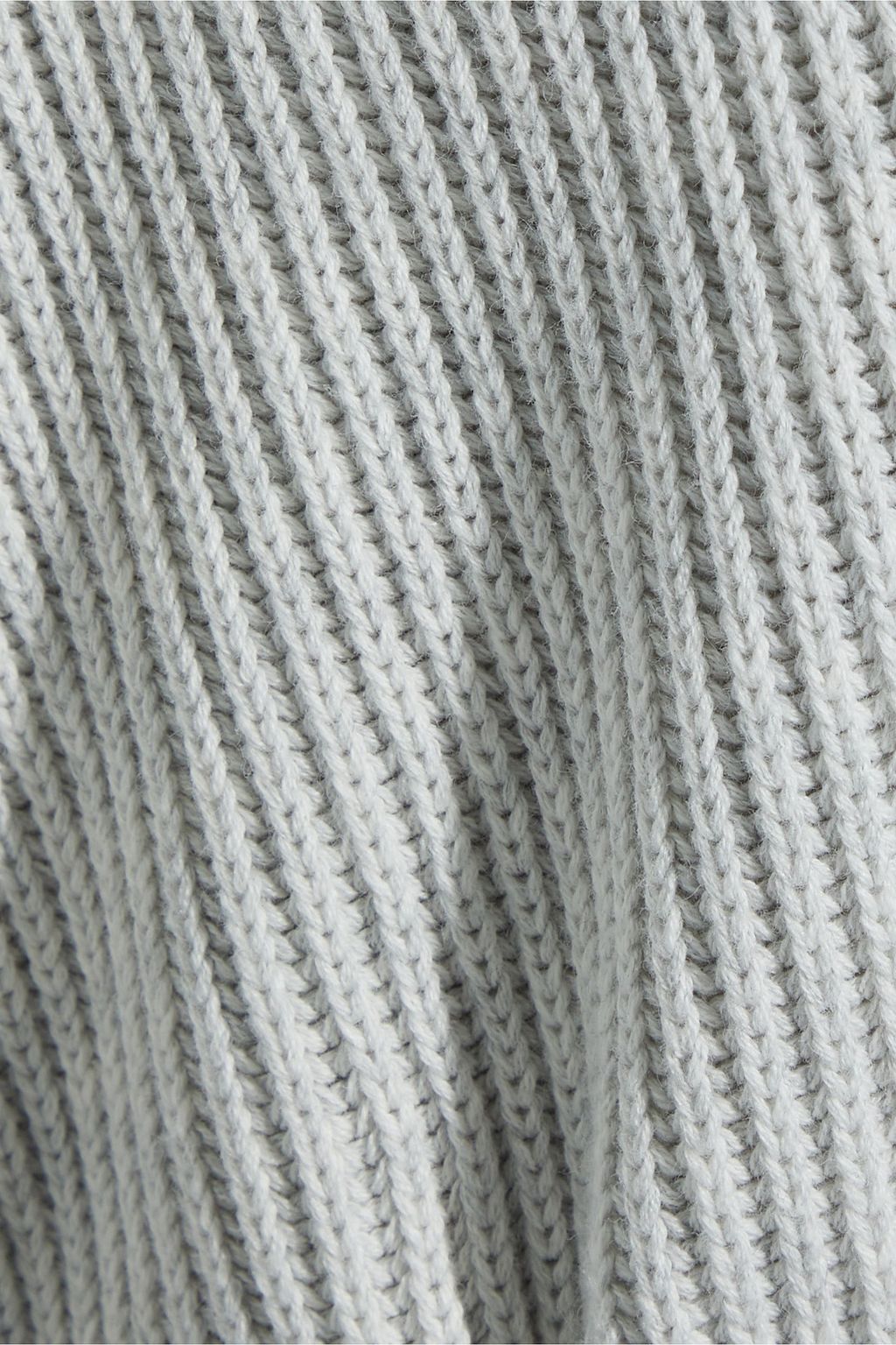 BRUNELLO CUCINELLI Belted bead-embellished ribbed cotton cardigan