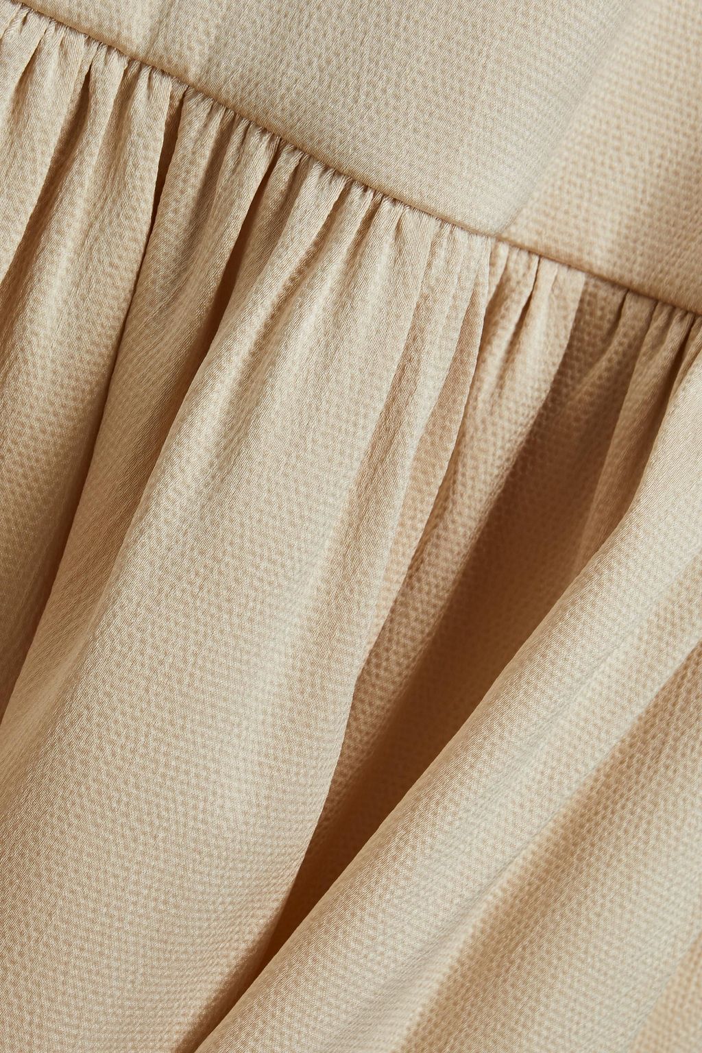 SAMSØE Φ SAMSØE Judith gathered satin-crepe mini slip dress