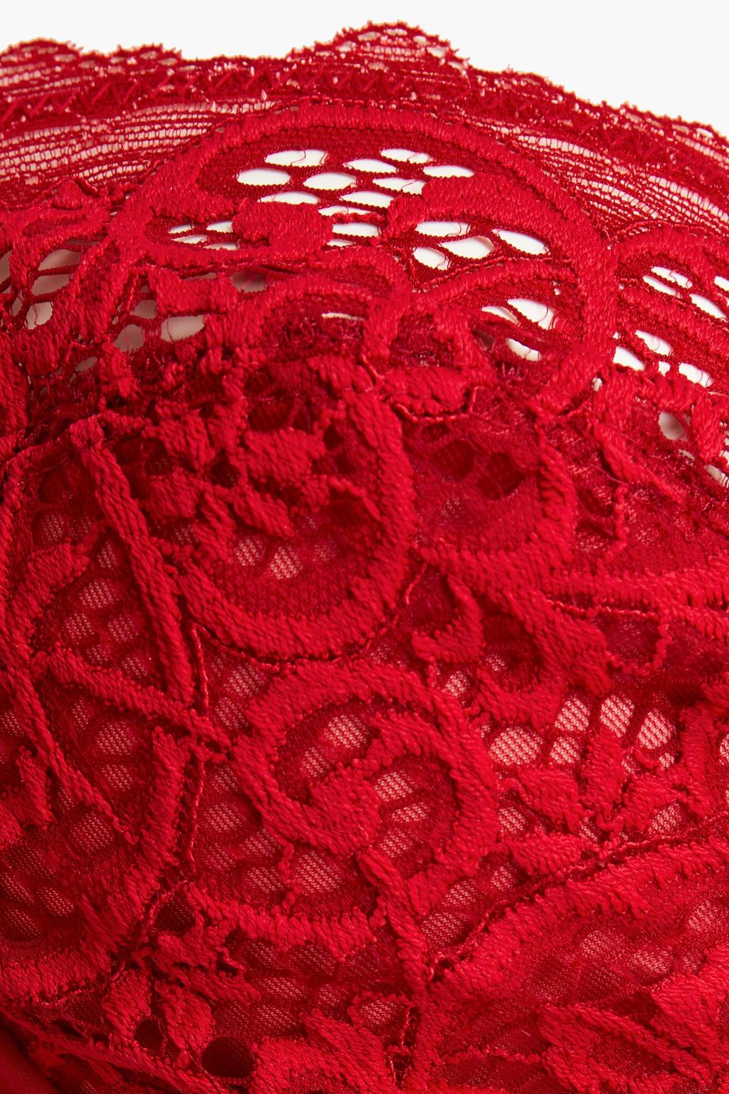 WACOAL Crepe de chine, lace and mesh underwired bra