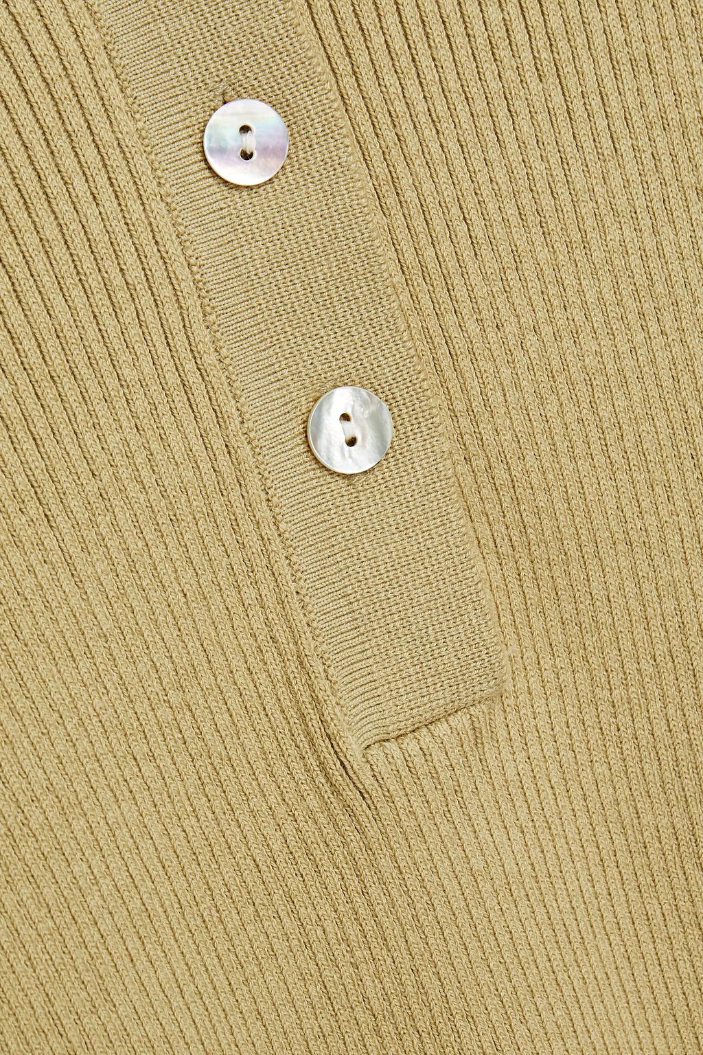 SAMSØE Φ SAMSØE Everly ribbed organic cotton-blend cardigan