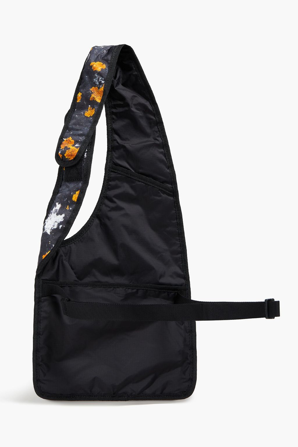 MCQ ALEXANDER MCQUEEN Logo-appliquéd printed shell and mesh belt bag