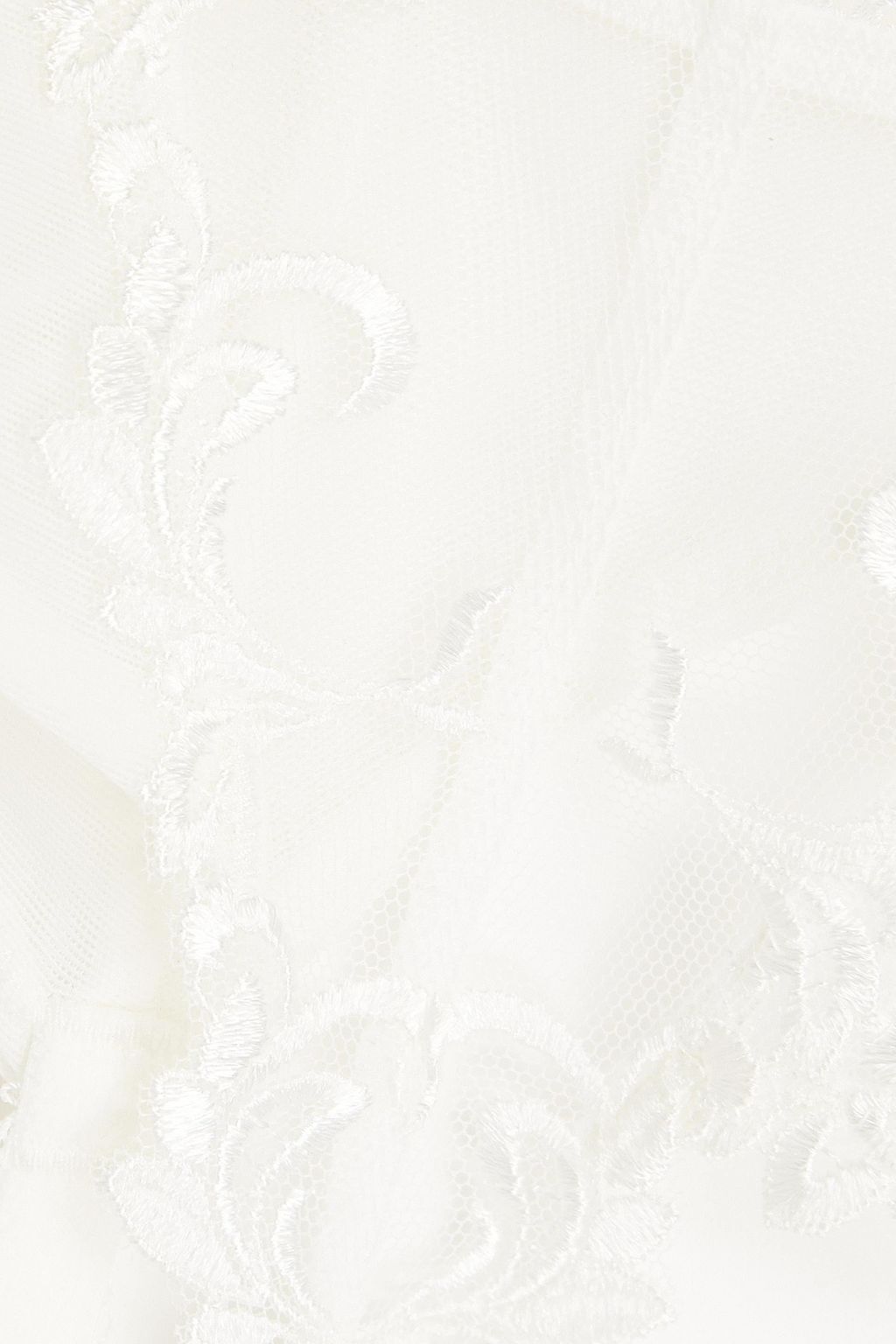 WACOAL Decadence embroidered stretch-mesh suspender belt