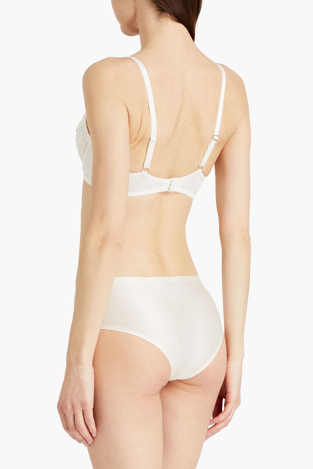 WACOAL Stretch-mesh and lace underwired bra
