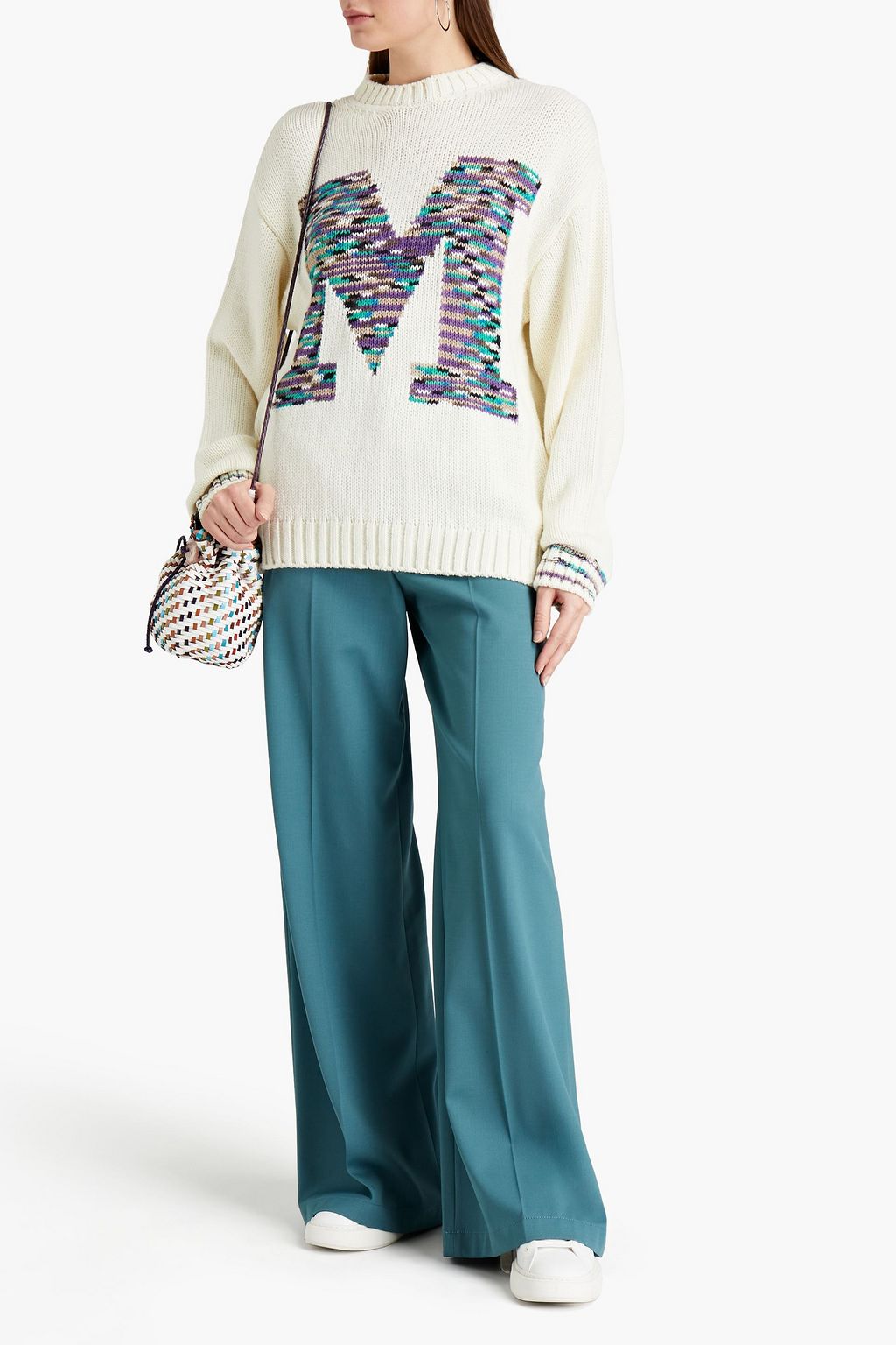 M MISSONI كنزة من نسيج محبوك بنمط جاكار