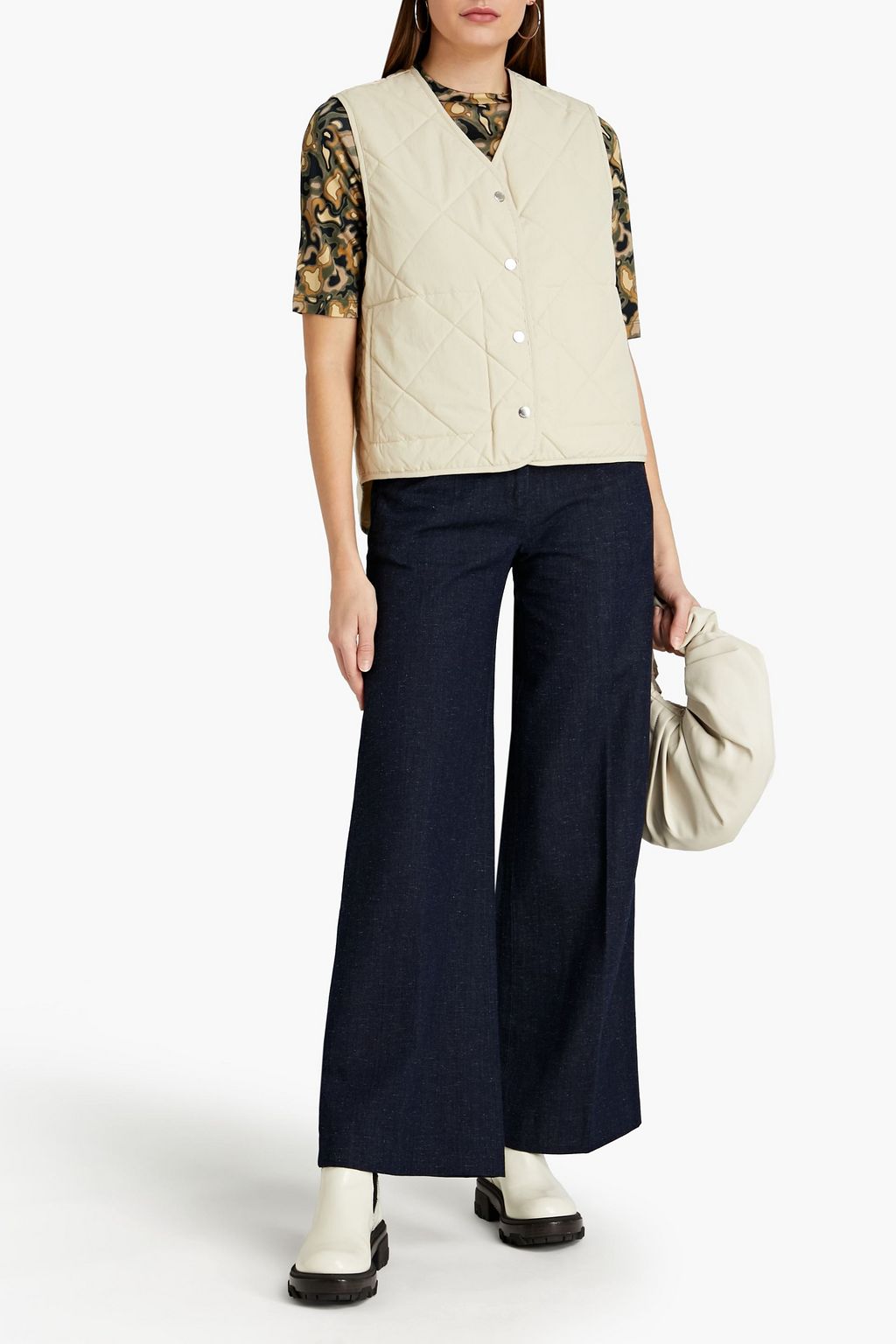 SAMSØE Φ SAMSØE Quilted shell vest