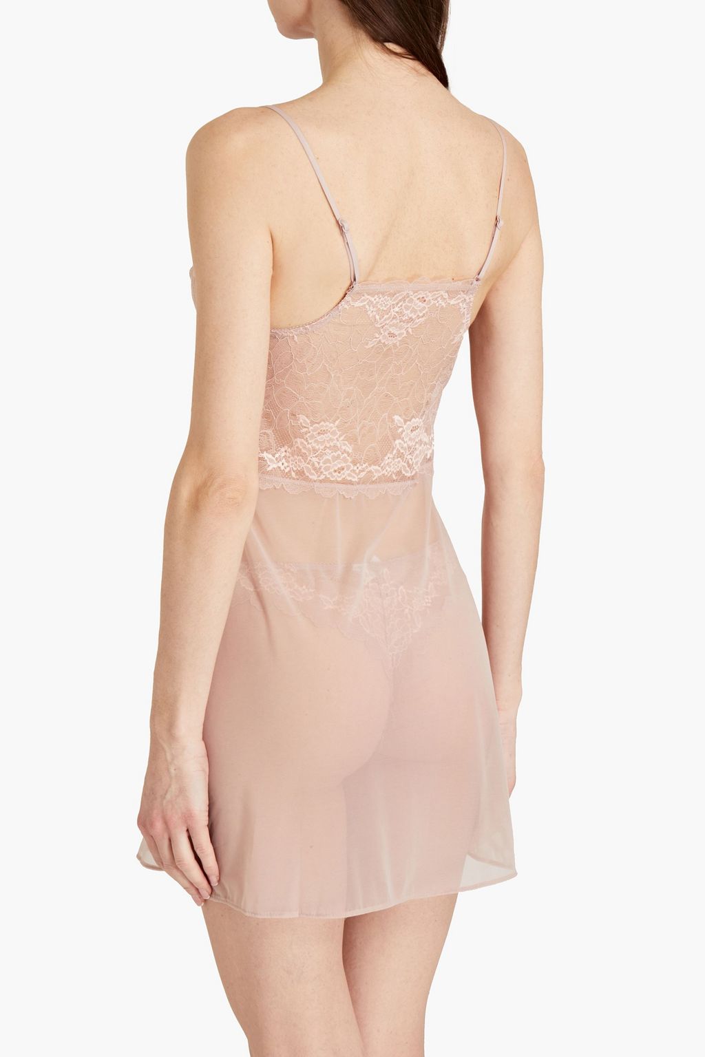 WACOAL Lace Perfection stretch-lace and mesh chemise