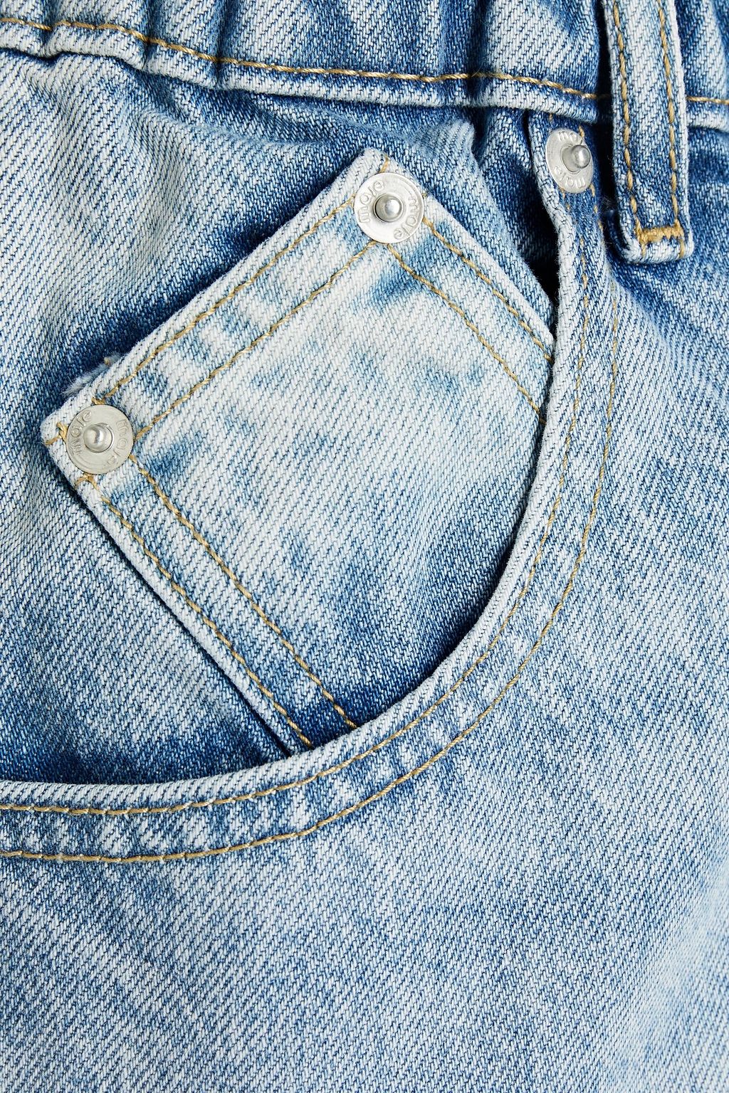 MAJE High-rise tapered jeans