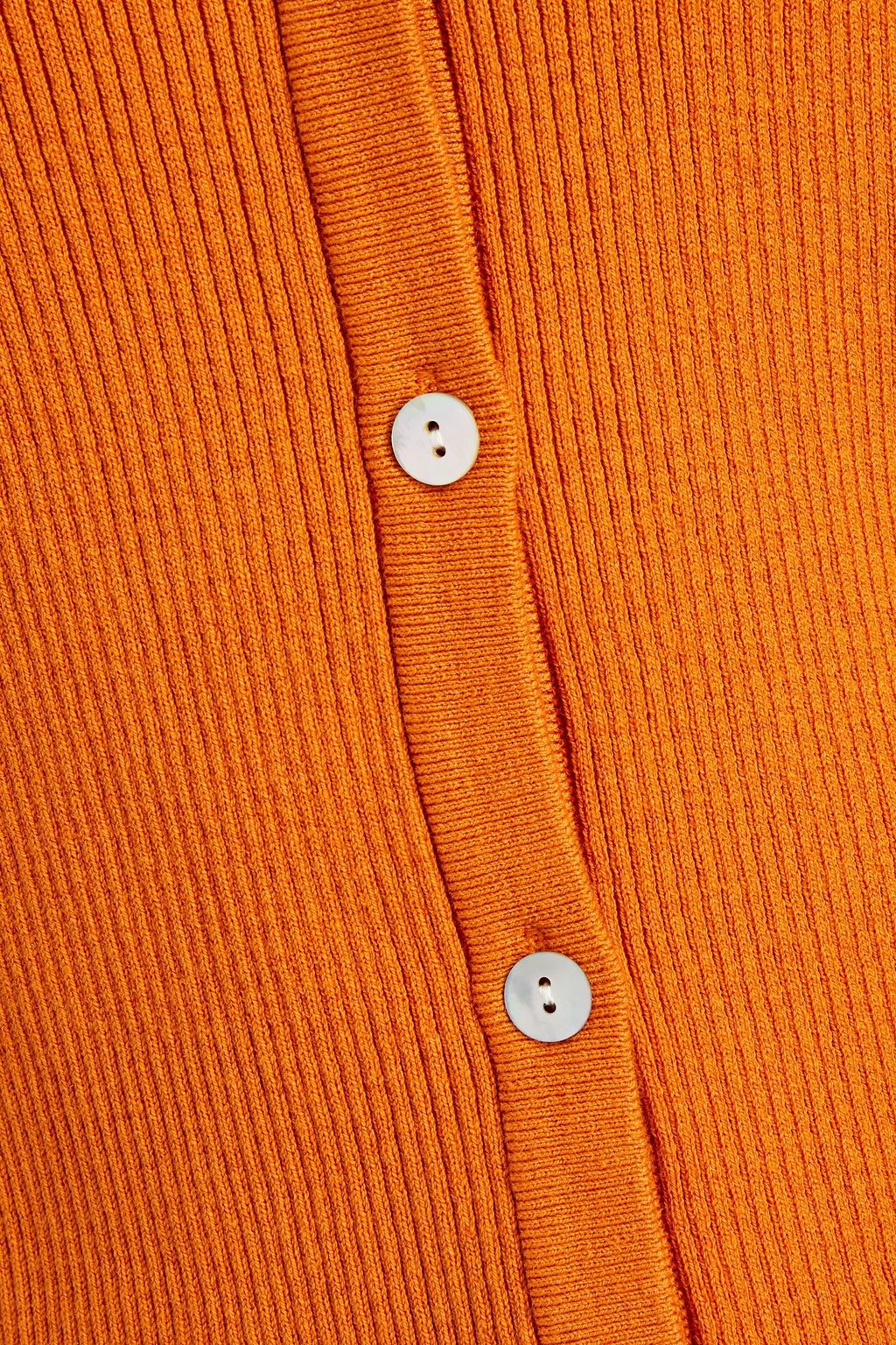 SAMSØE Φ SAMSØE Ribbed organic cotton-blend cardigan
