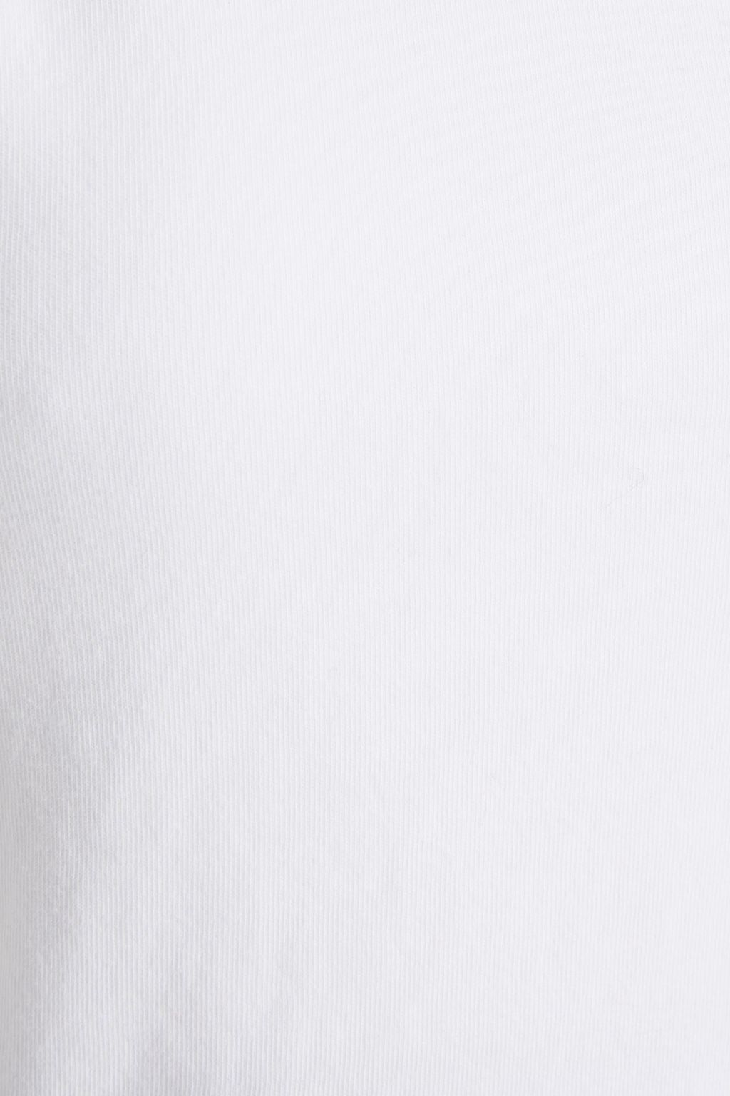 THE RANGE One-shoulder knotted cotton-jersey top