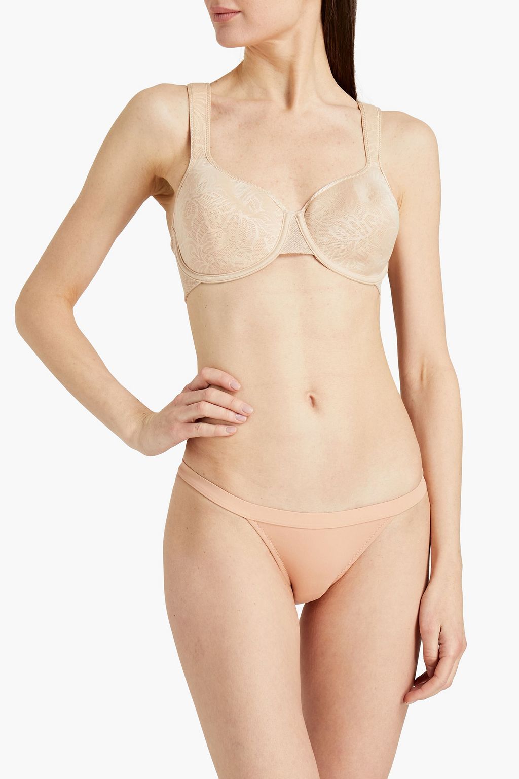 WACOAL Awareness stretch-jacquard underwired contour bra