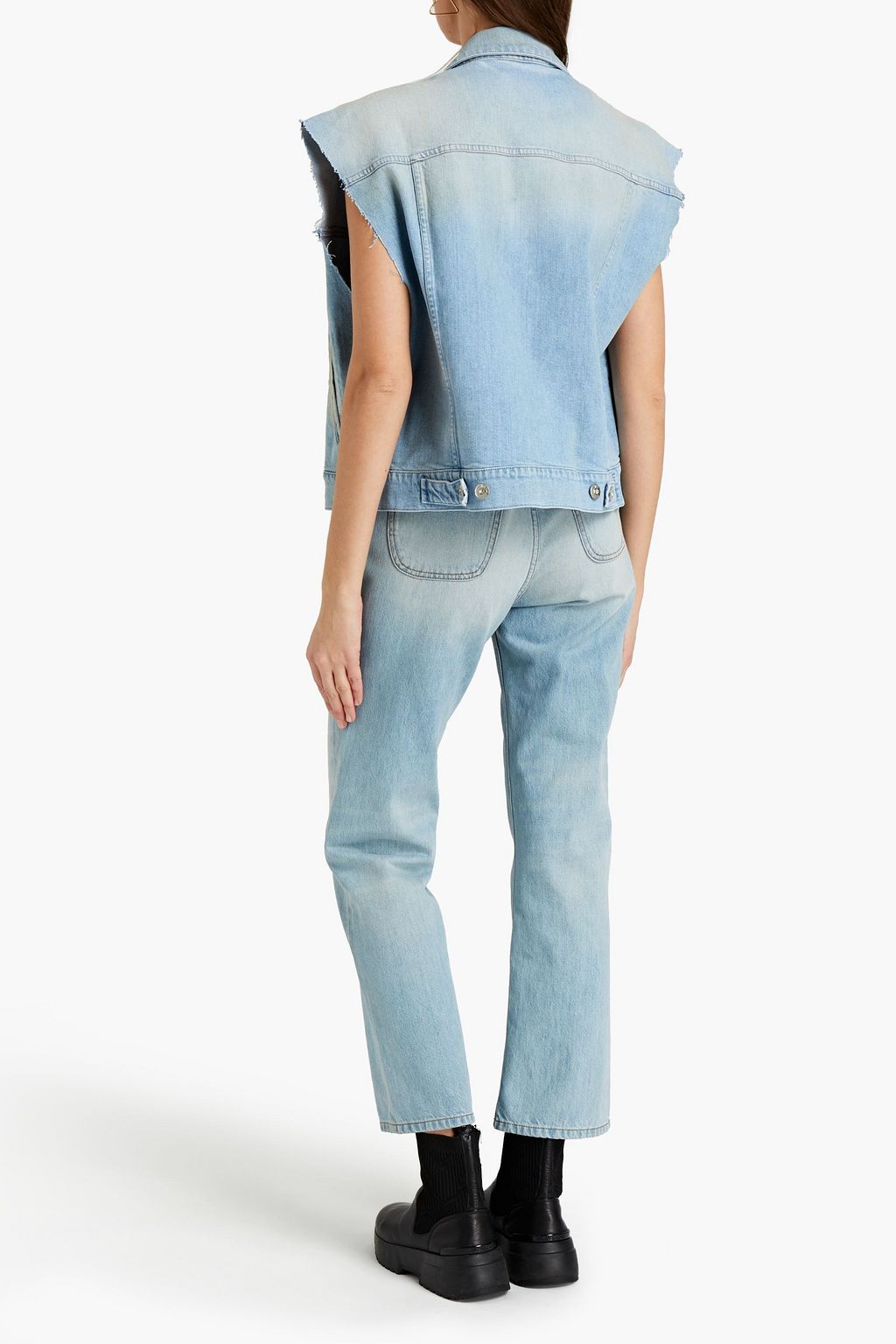 3X1 NYC Faded denim vest