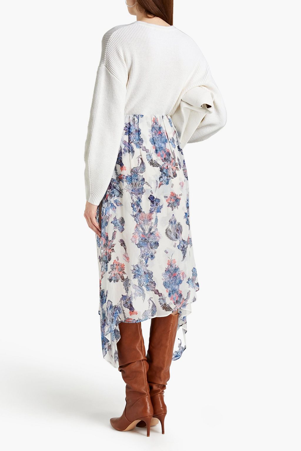 THE RANGE Ribbed cotton-blend sweater