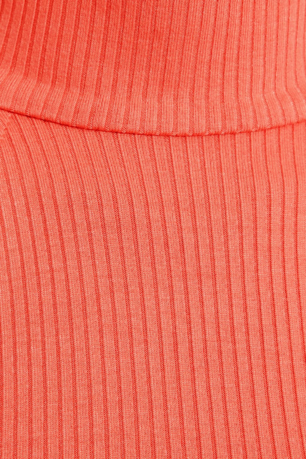 THE RANGE Ribbed jersey turtleneck top