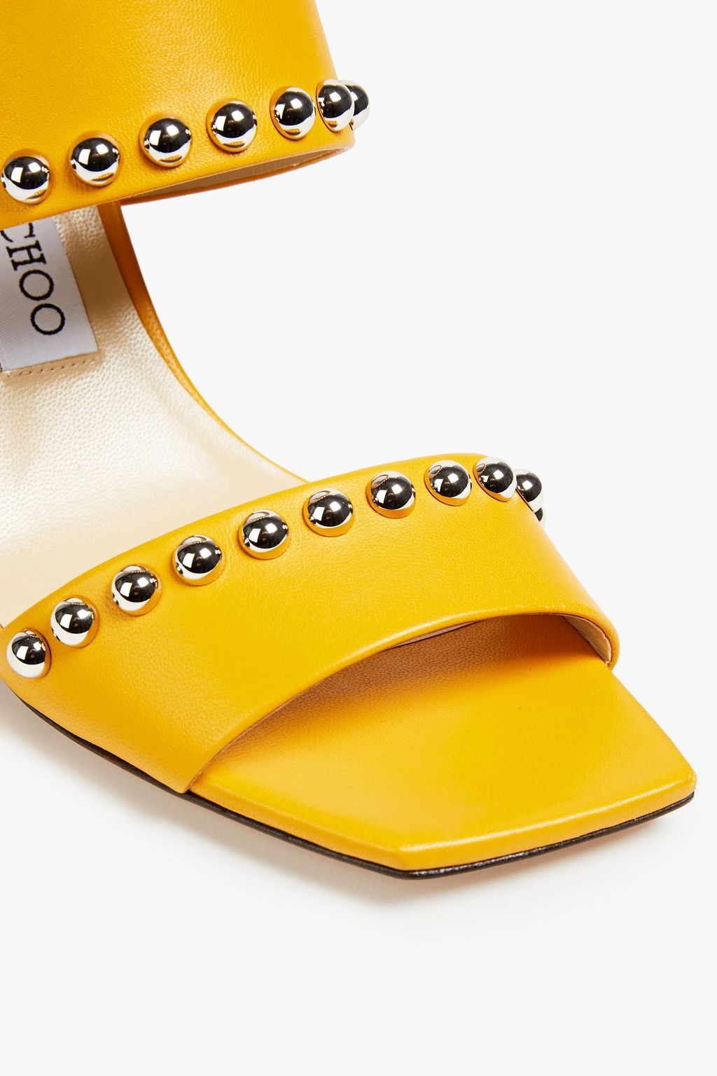 JIMMY CHOO Matty 85 studded leather mules
