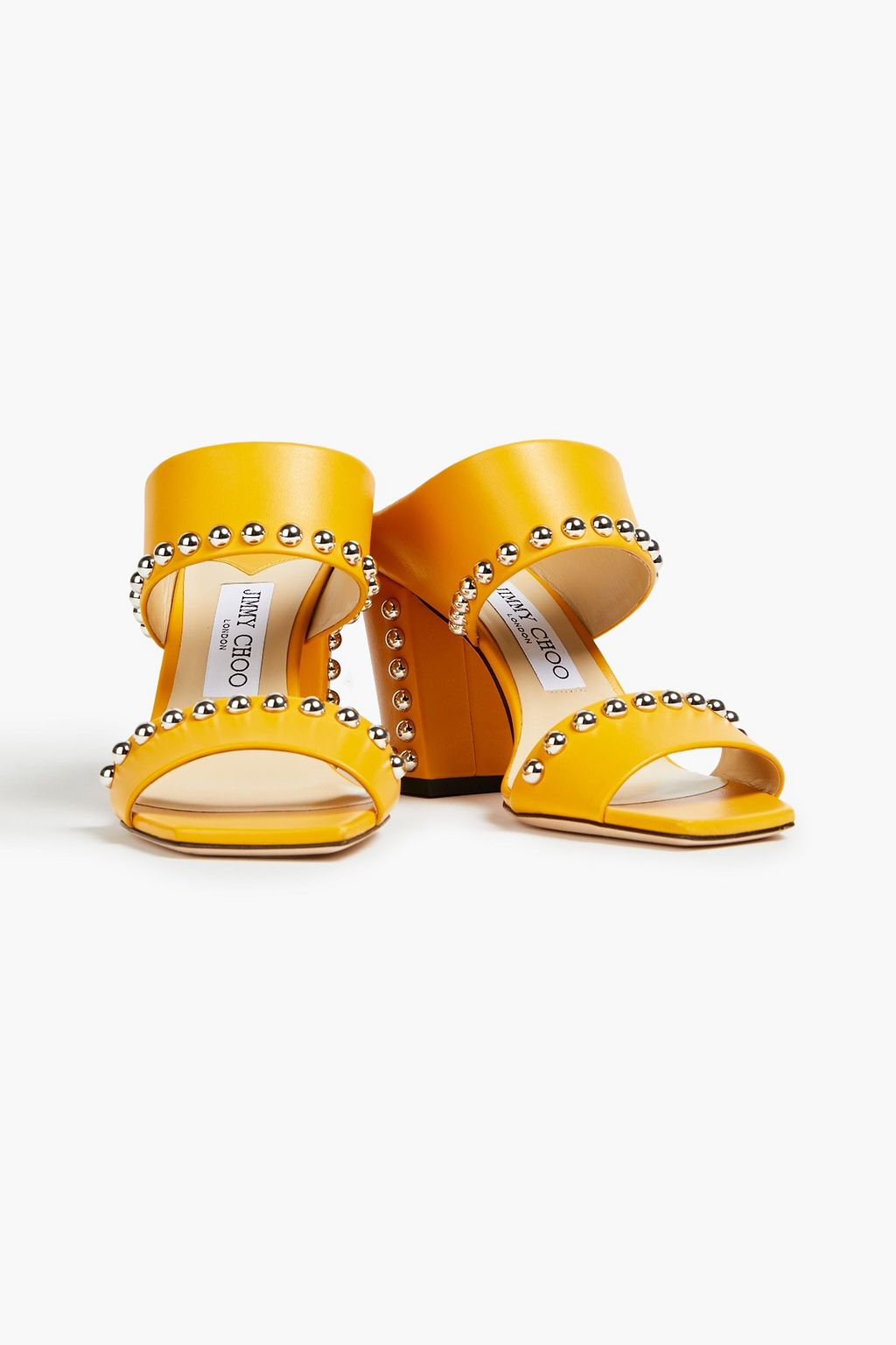 JIMMY CHOO Matty 85 studded leather mules