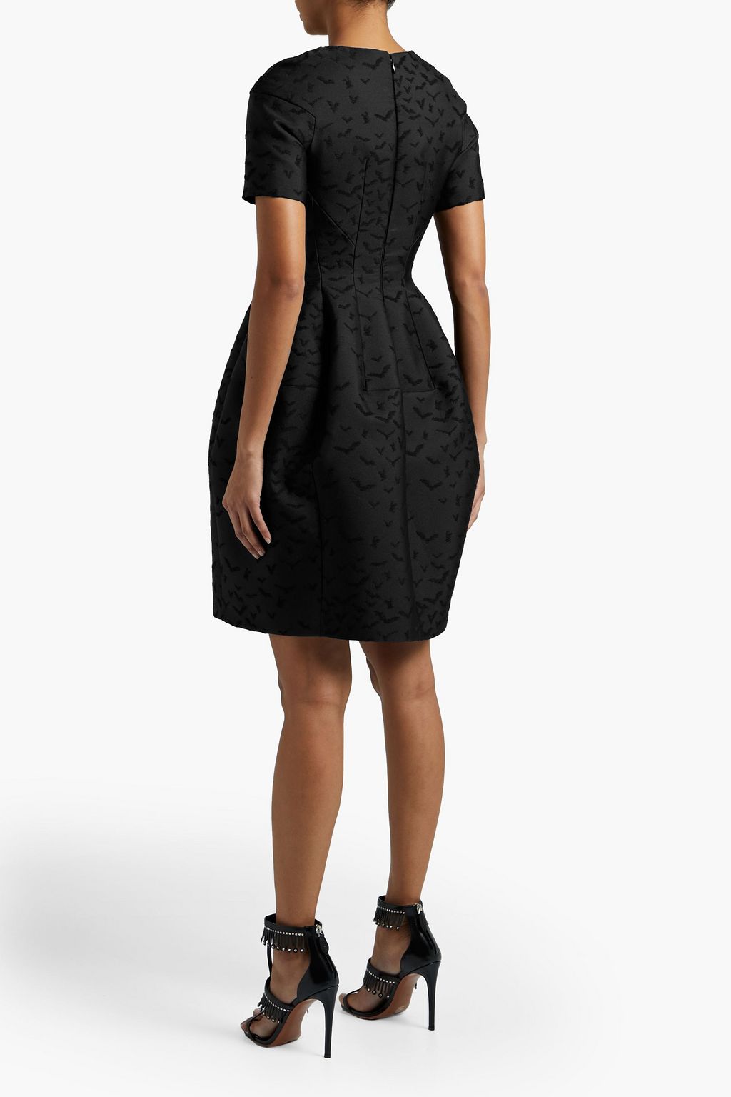 ALAÏA Pleated jacquard dress THE