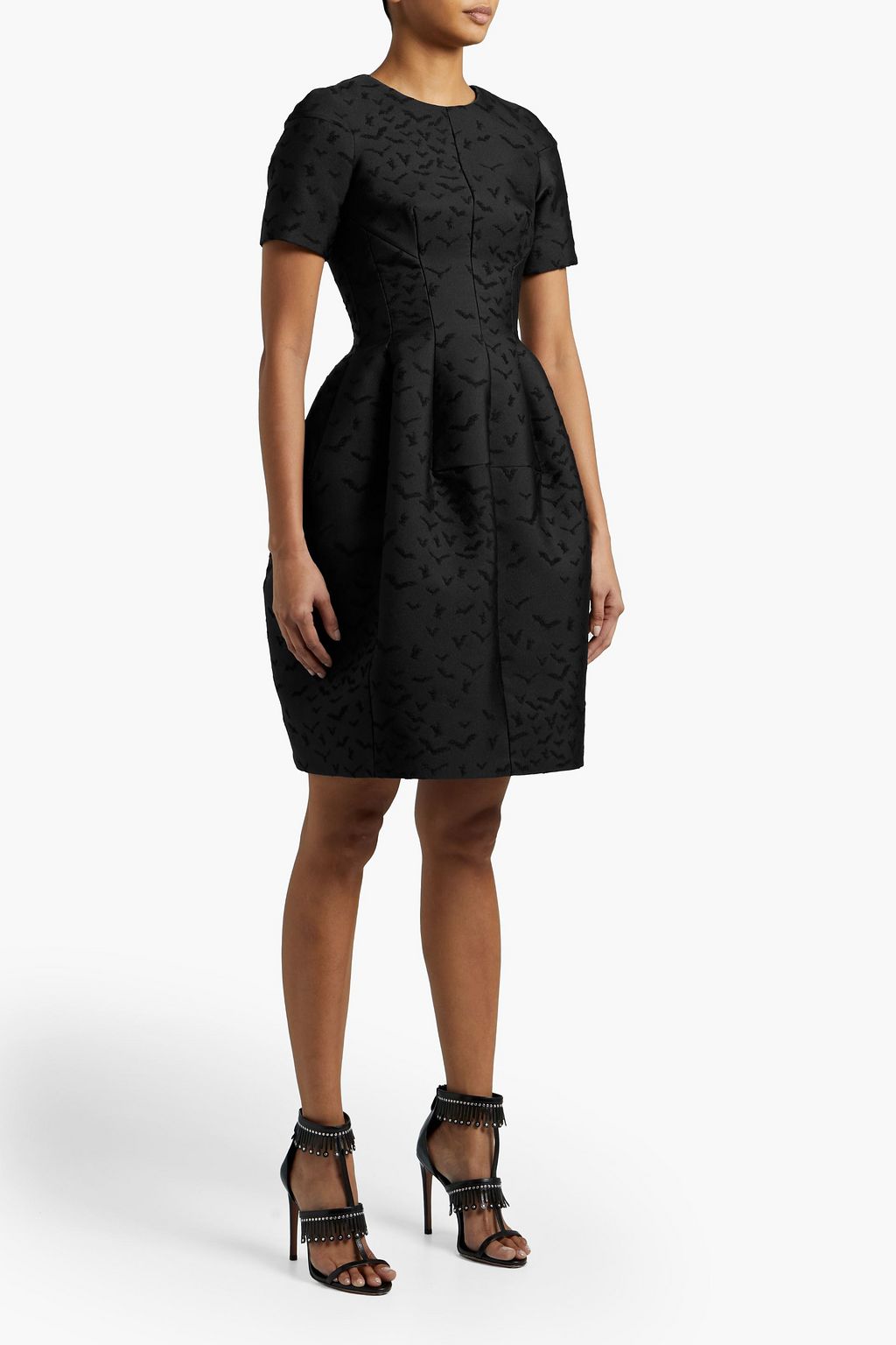 ALAÏA Pleated jacquard dress THE