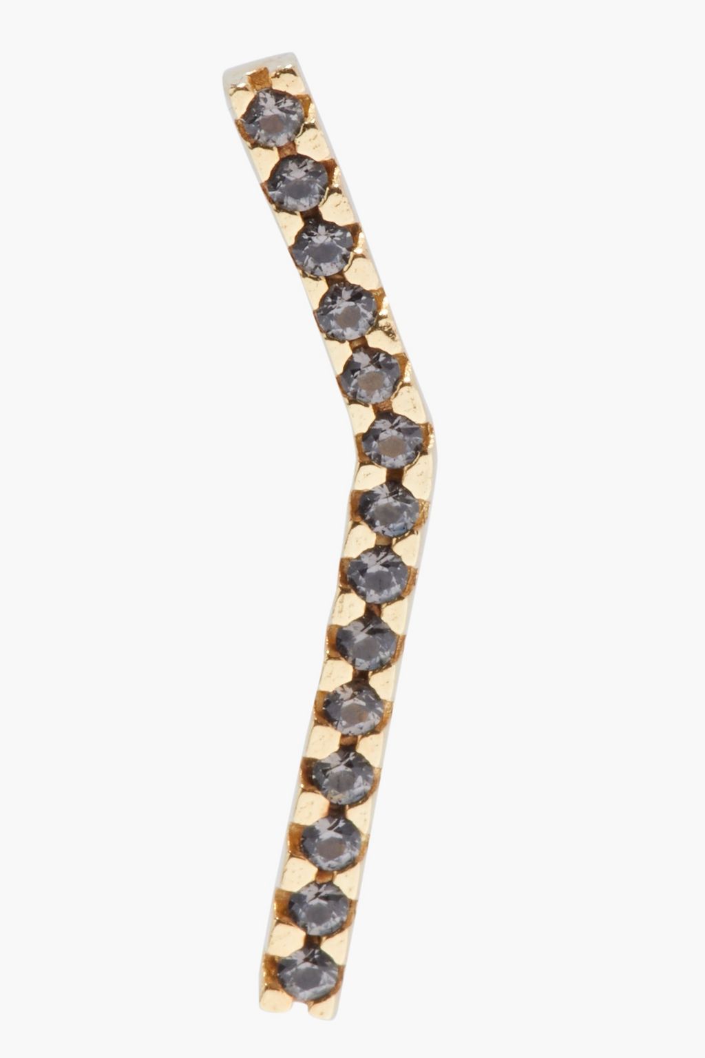 CORNELIA WEBB Gold-plated Siamite earrings