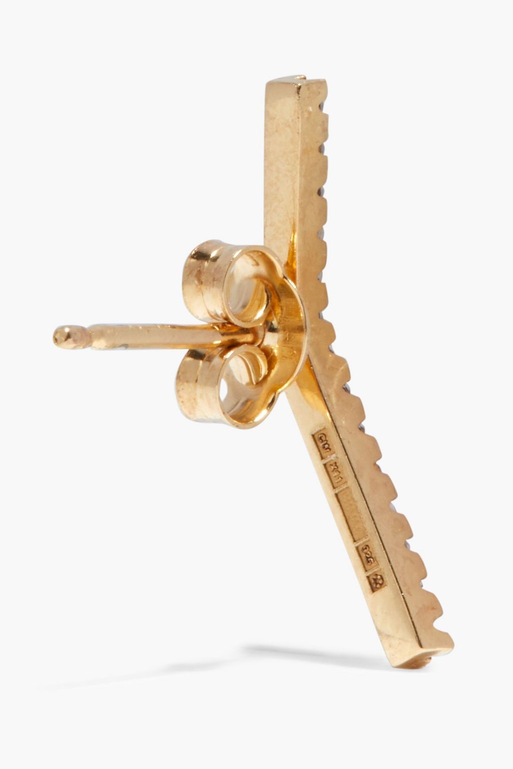 CORNELIA WEBB Gold-plated Siamite earrings