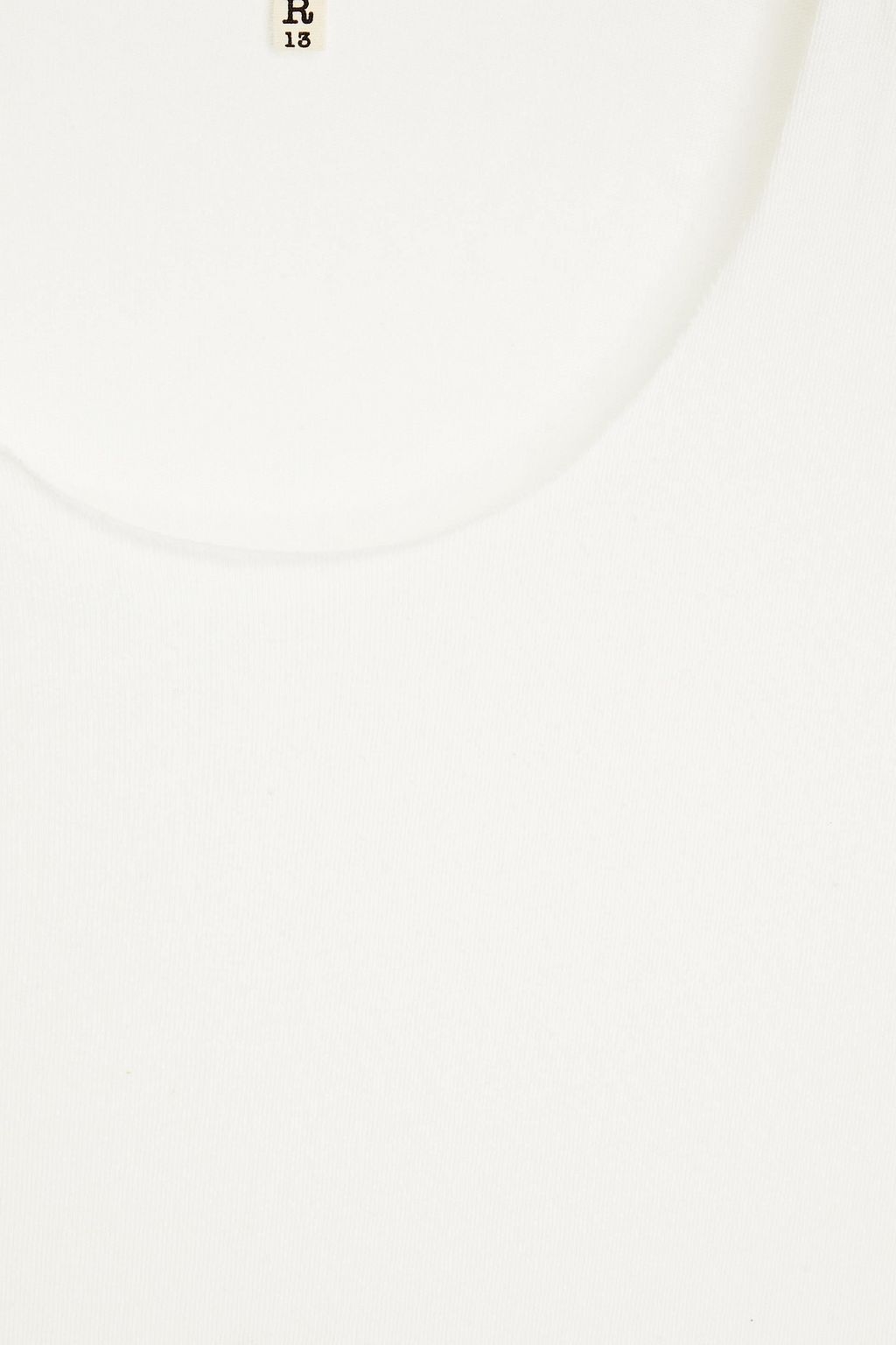R13 Lukas slub cotton-blend jersey T-shirt