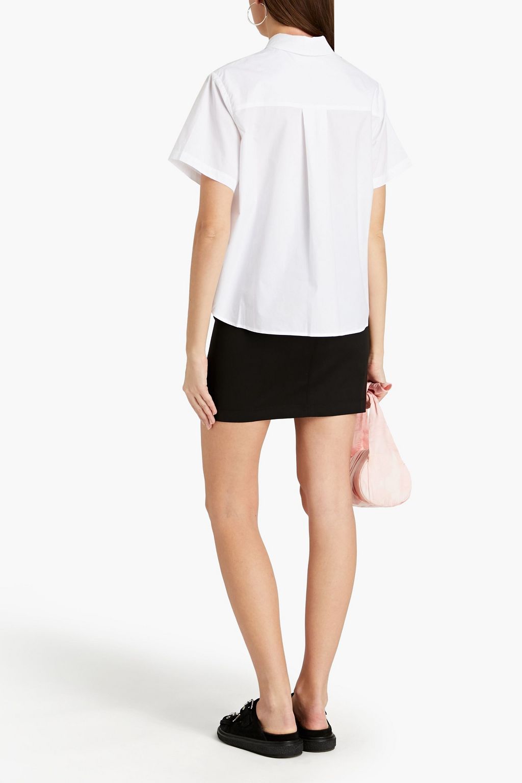 SAMSØE Φ SAMSØE Haiffa cotton-blend twill mini skirt