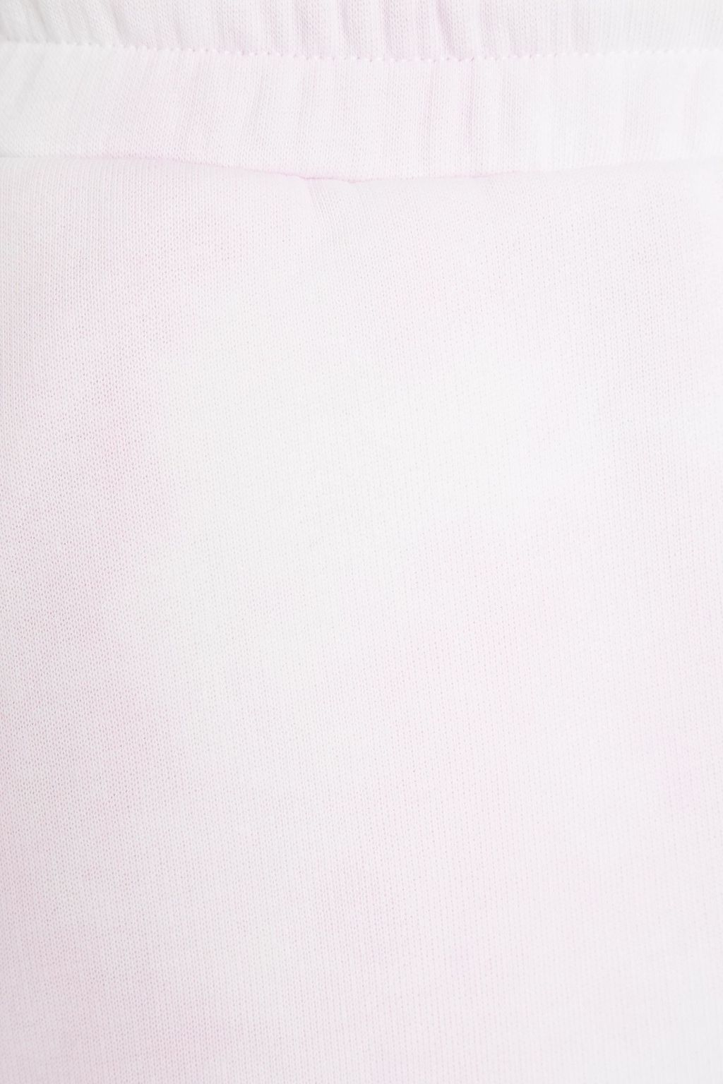 MAJE Flocked tie-dyed cotton-blend fleece shorts