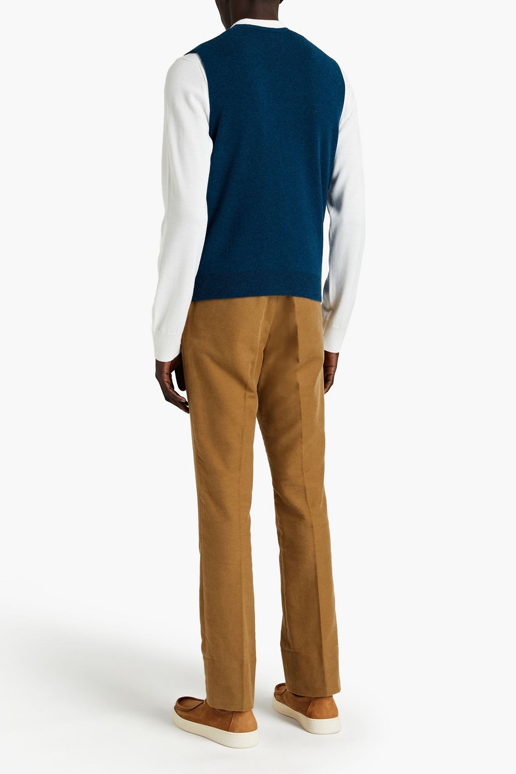 N.PEAL The Chelsea mélange cashmere vest