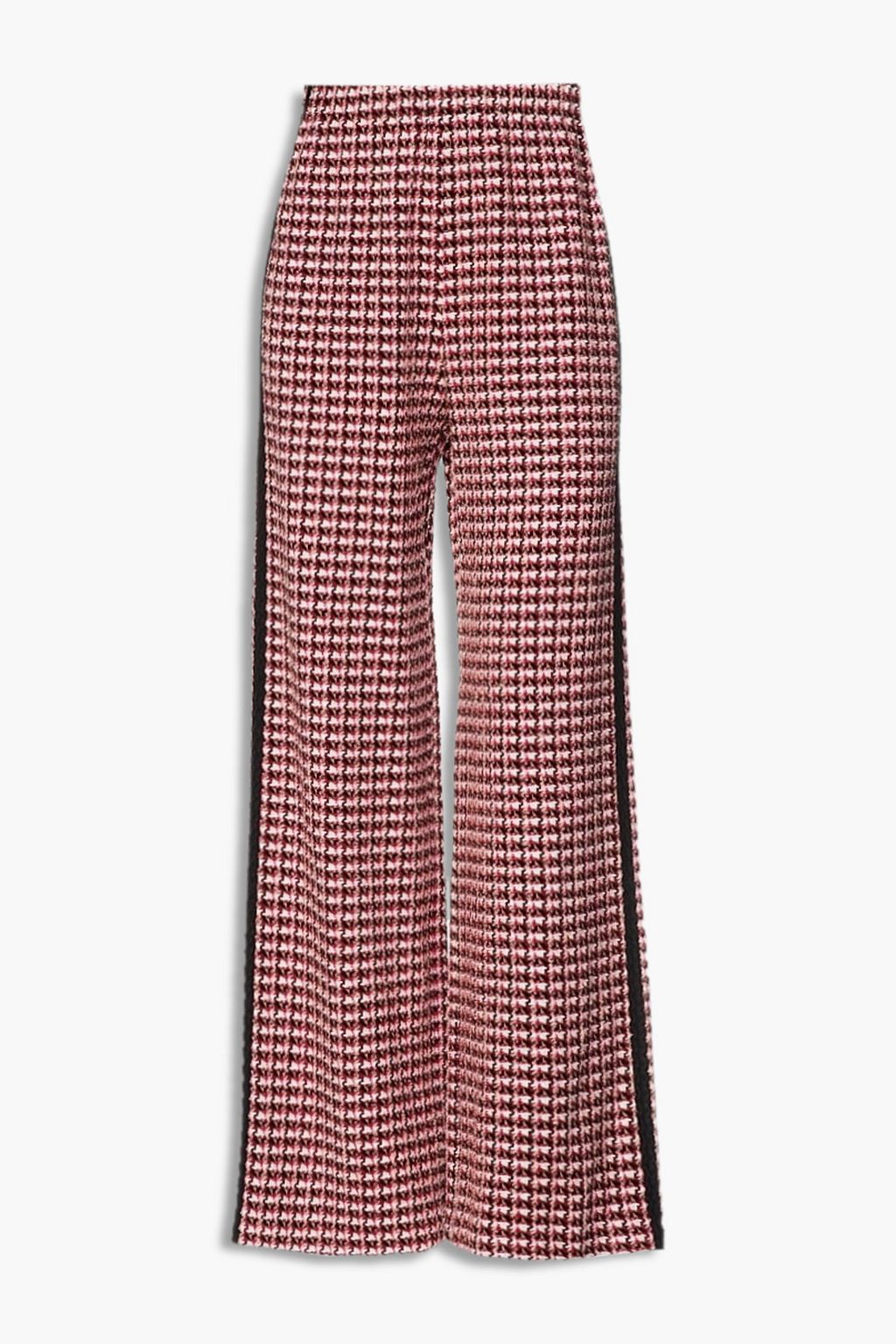 Fuchsia Penalt tweed wide-leg pants 