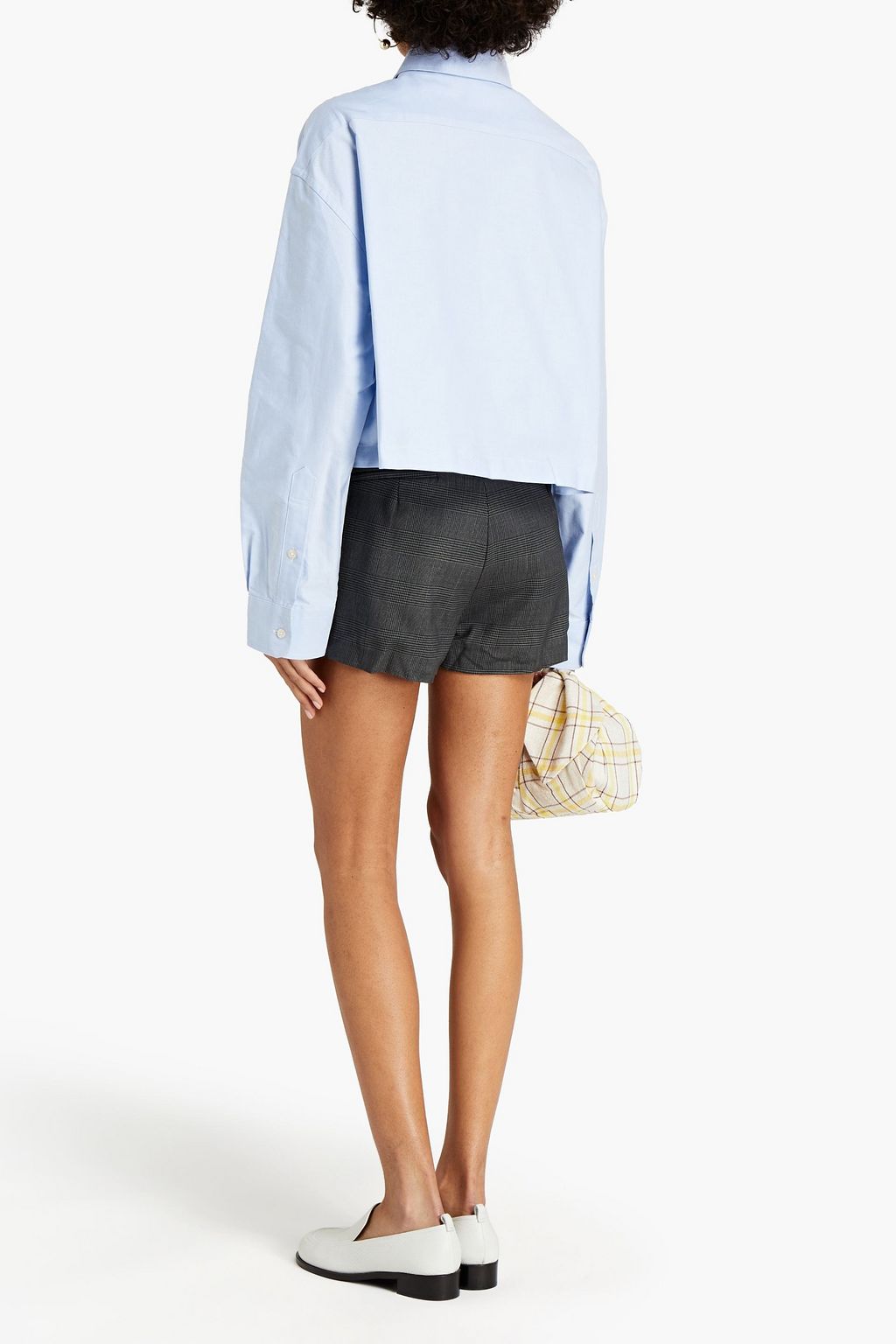 R13 Cropped cotton Oxford shirt
