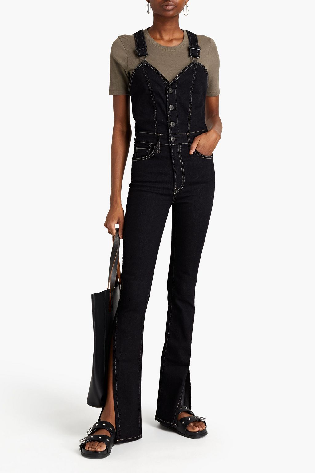 3X1 NYC Maya denim overalls