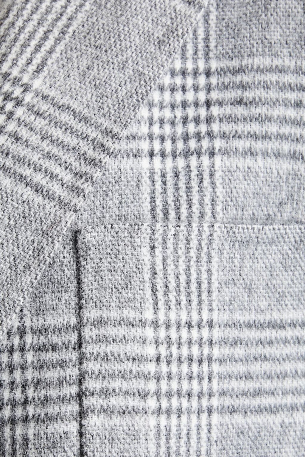 MAJE Prince of Wales checked wool-blend blazer
