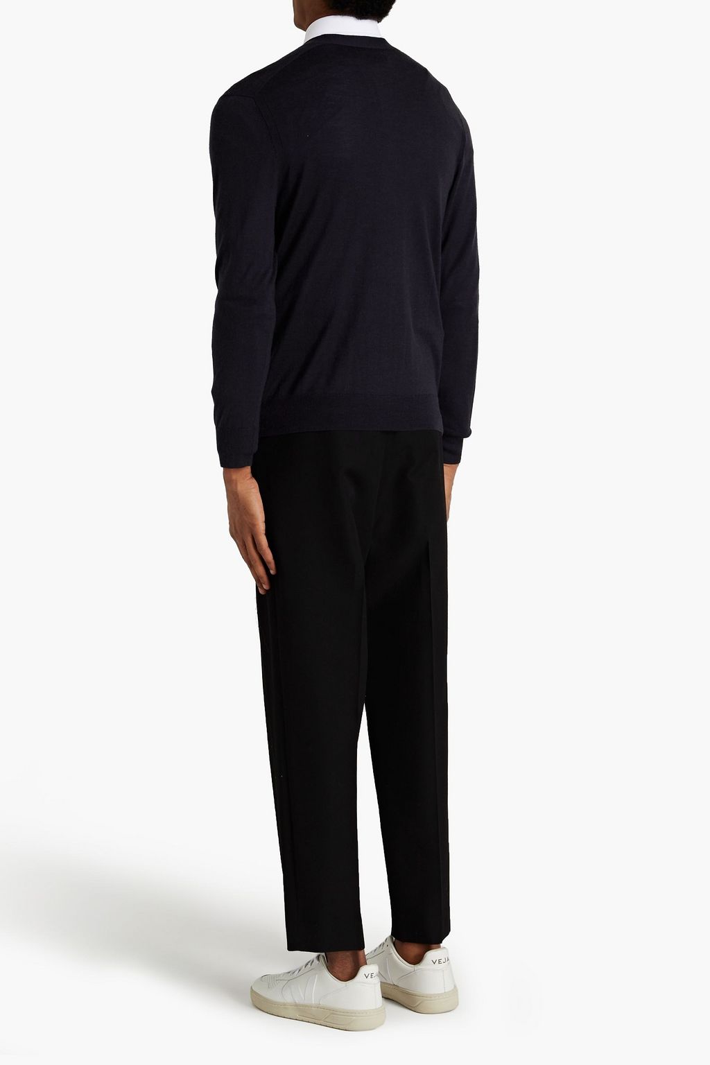 N.PEAL Cashmere and silk-blend cardigan