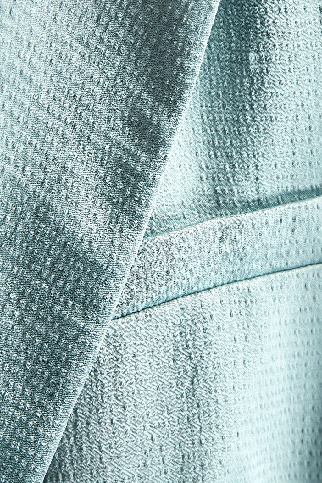 BA&SH Wilie double-breasted hammered-satin blazer