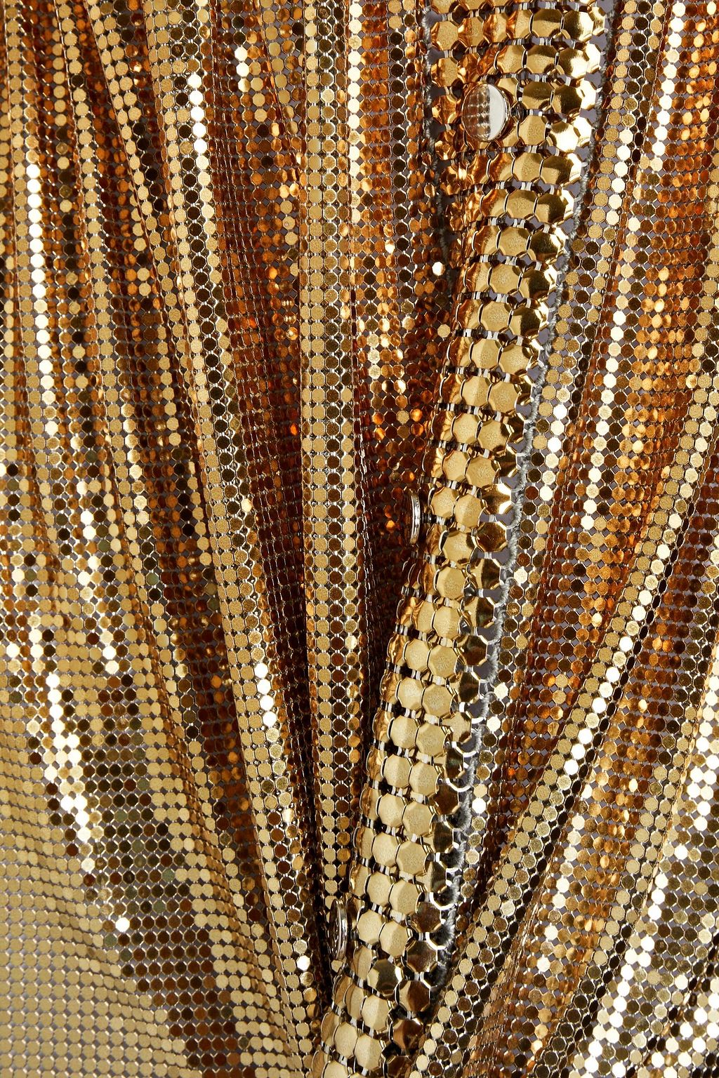 RABANNE Dégradé chainmail midi dress