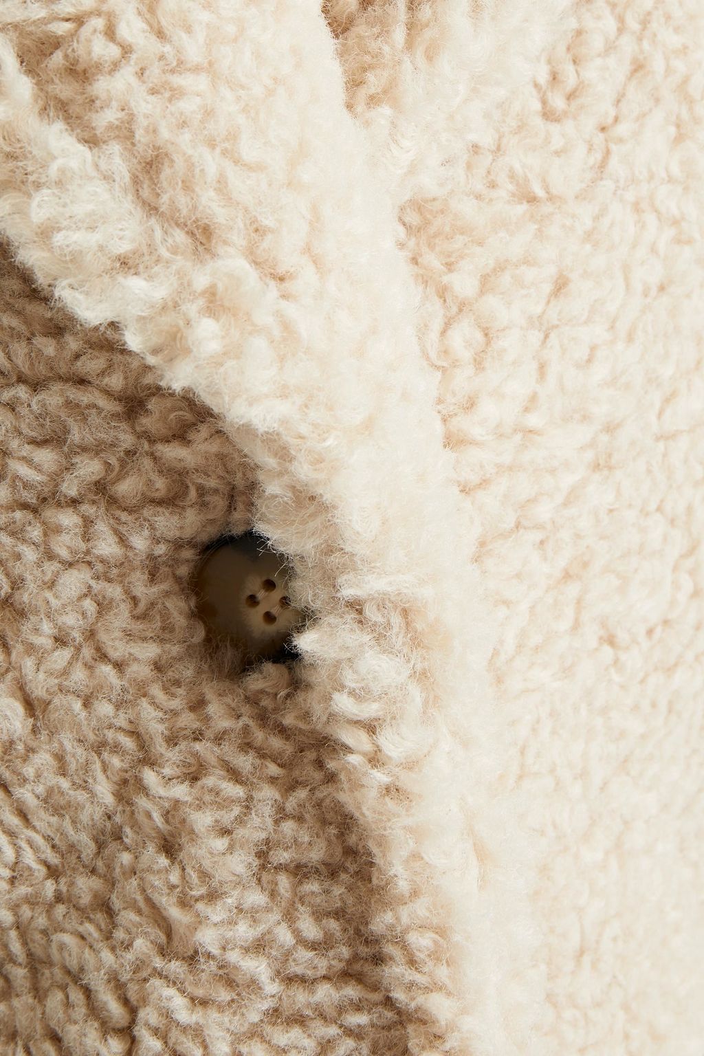BA&SH Yoni faux shearling coat