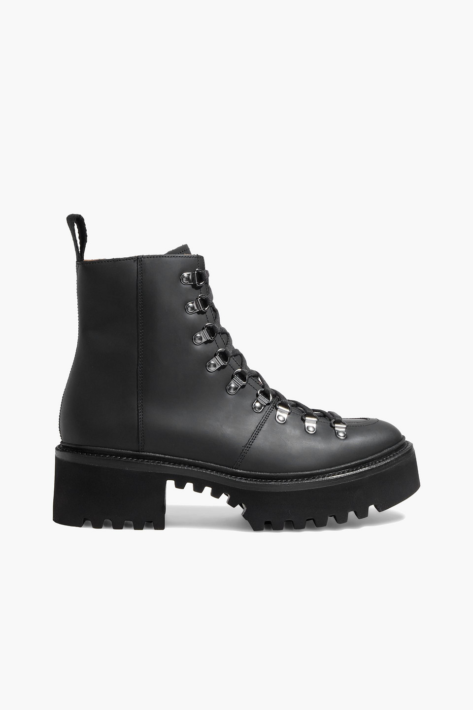 Grenson Nanette leather combat boots